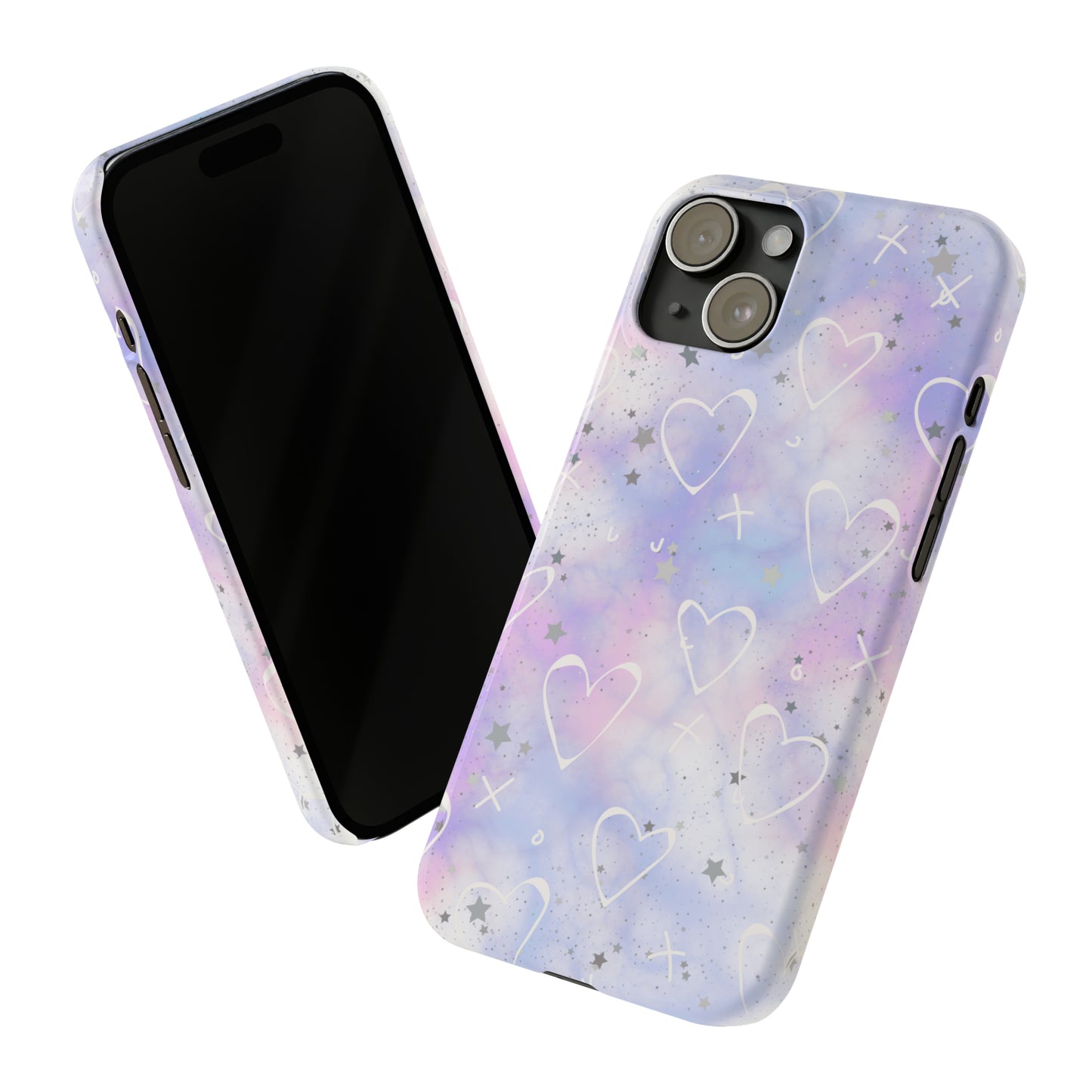 Durable iPhone Case - Galaxy Hearts
