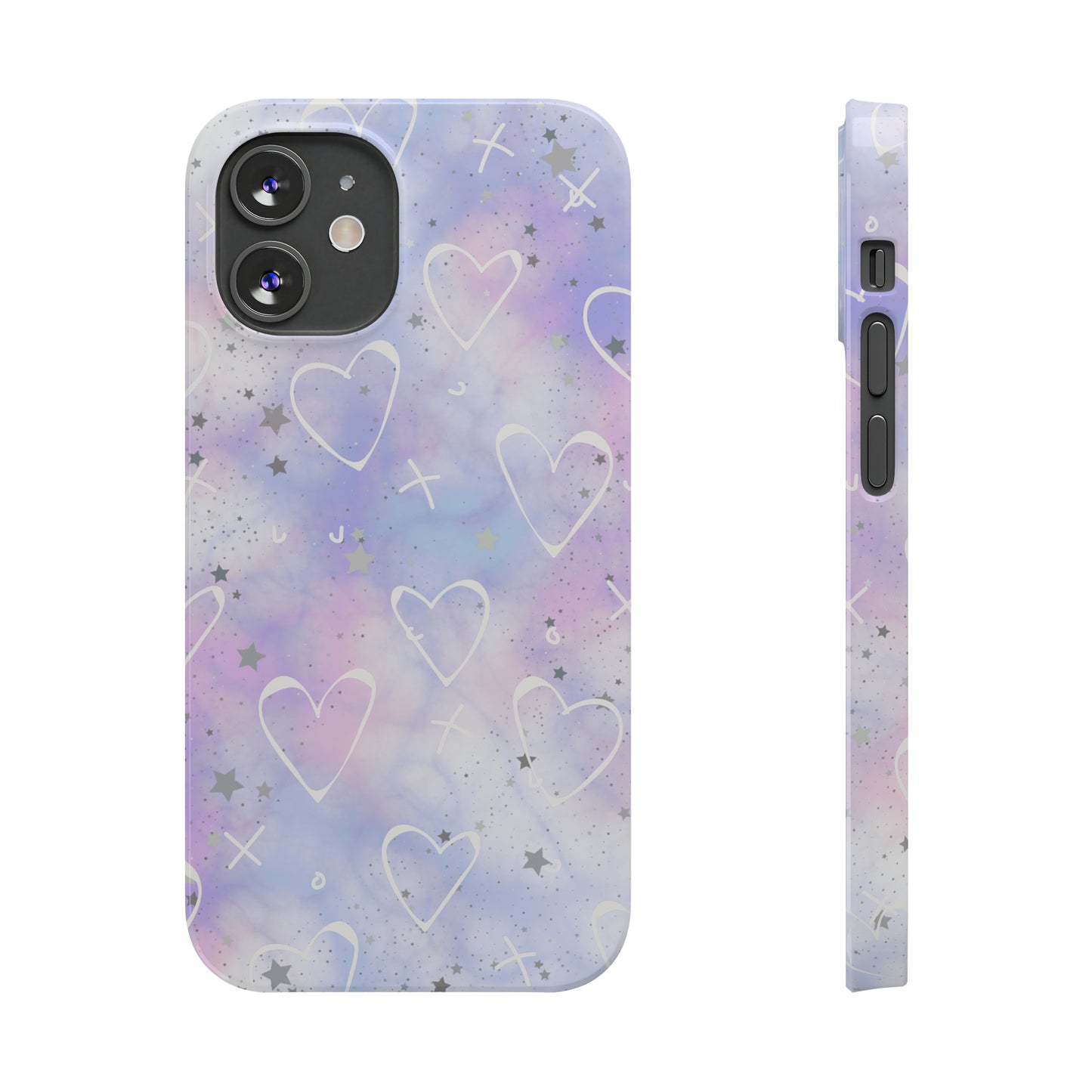 Durable iPhone Case - Galaxy Hearts