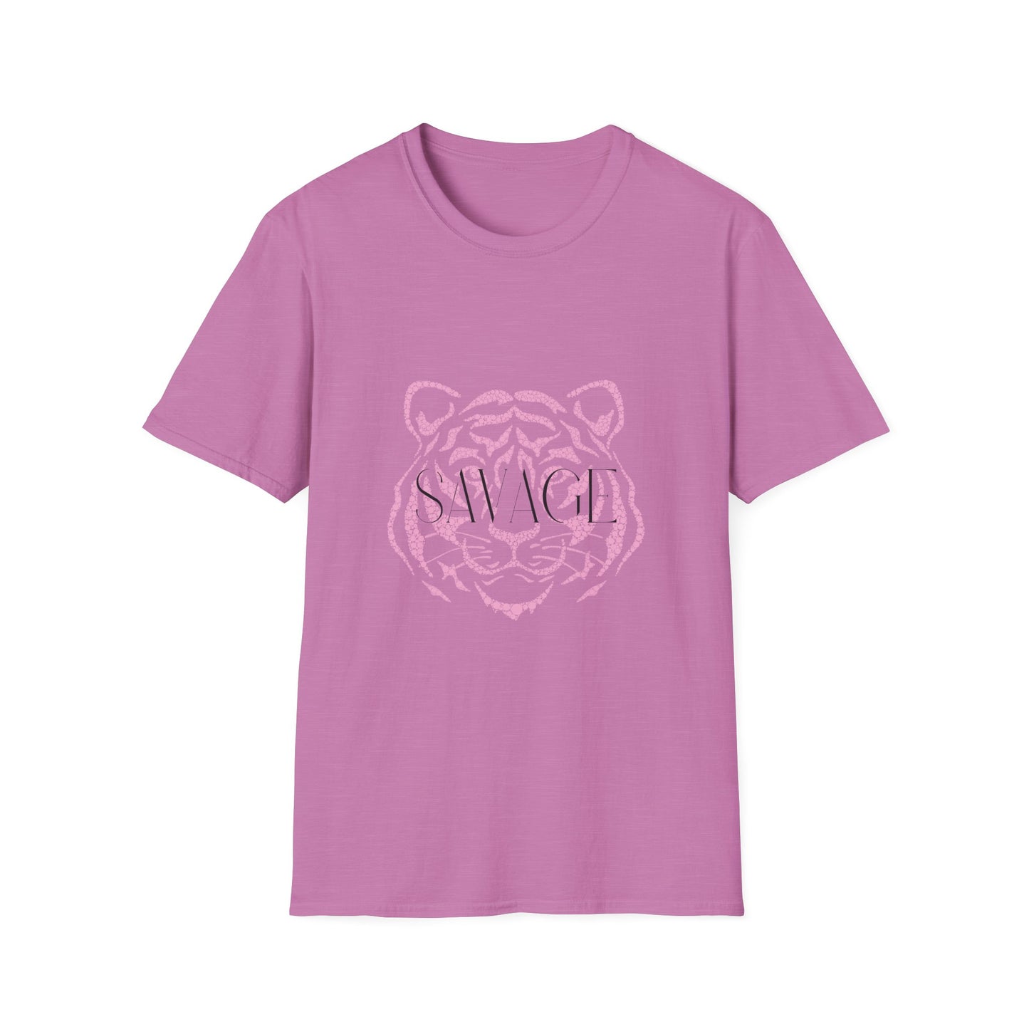 Savage Tiger Graphic Tee | Bold Trendsetter Softstyle T-Shirt