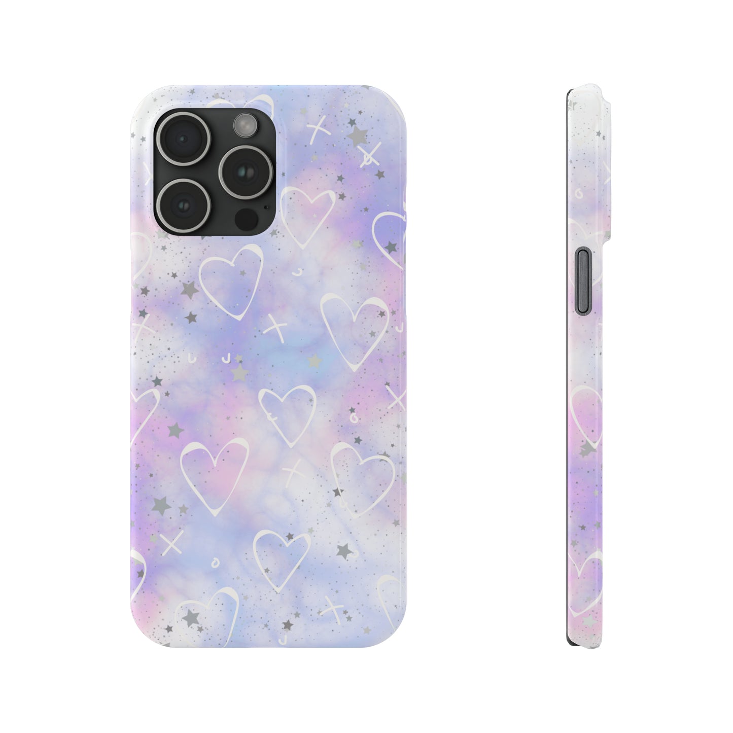 Durable iPhone Case - Galaxy Hearts