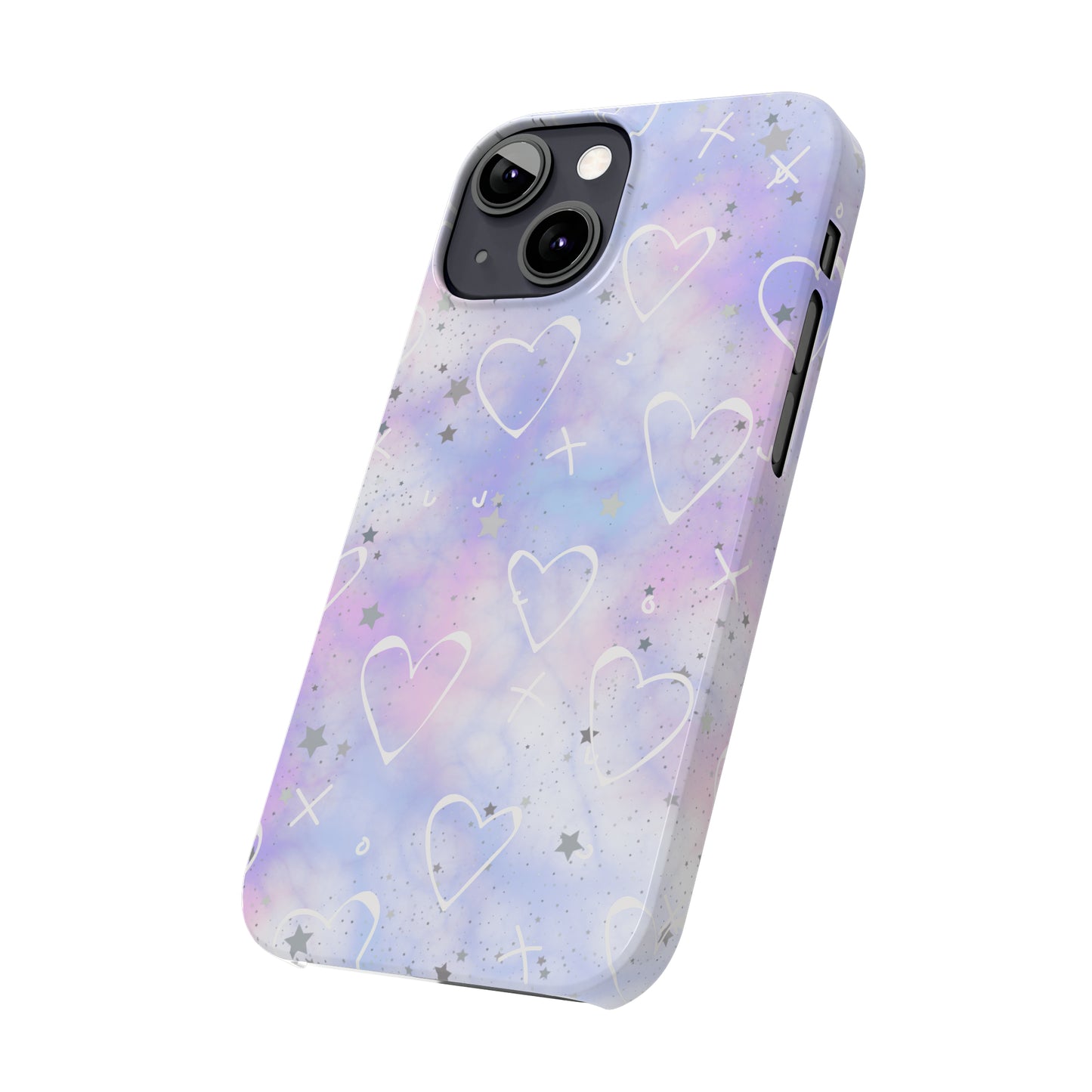Durable iPhone Case - Galaxy Hearts