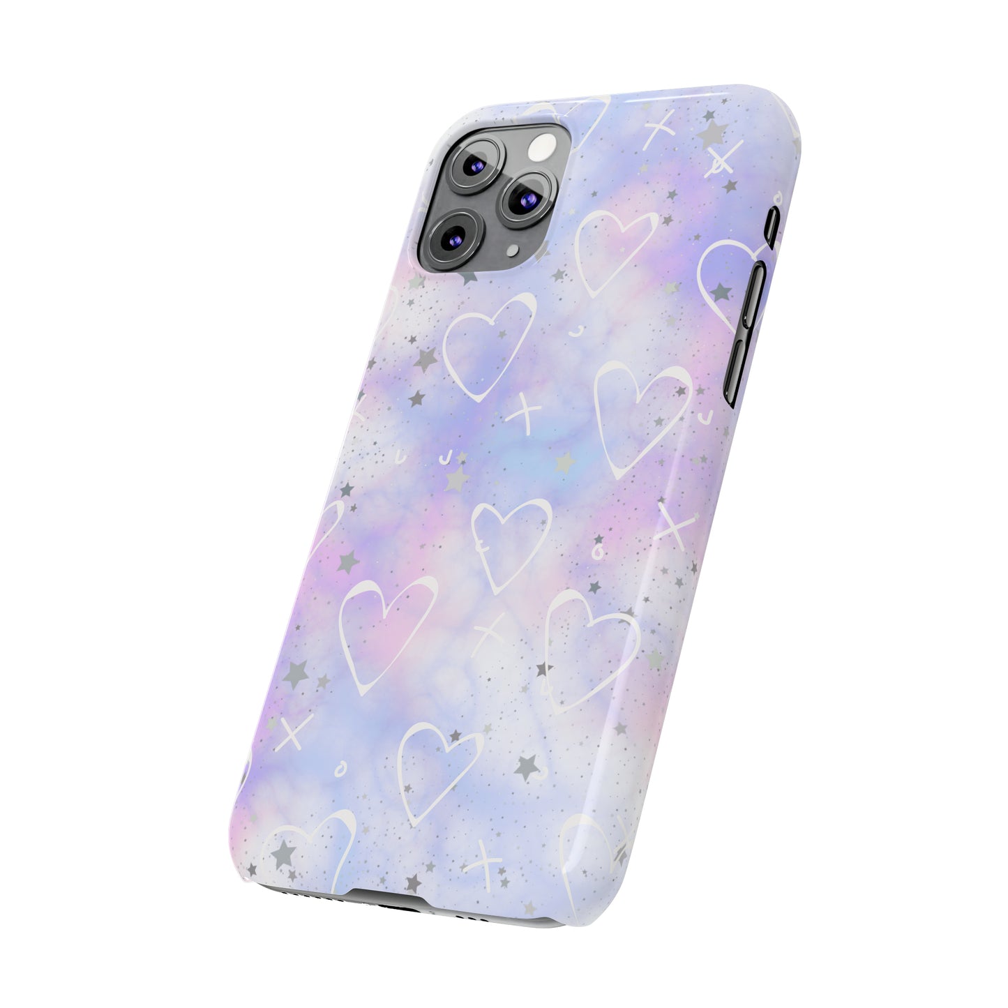 Durable iPhone Case - Galaxy Hearts