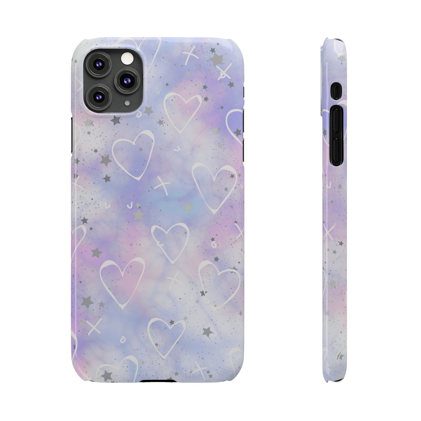 Durable iPhone Case - Galaxy Hearts
