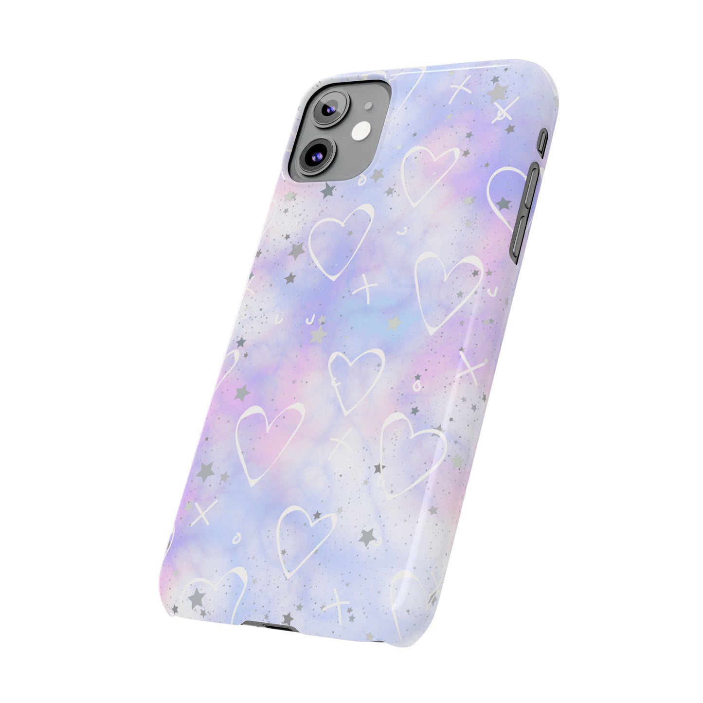 Durable iPhone Case - Galaxy Hearts