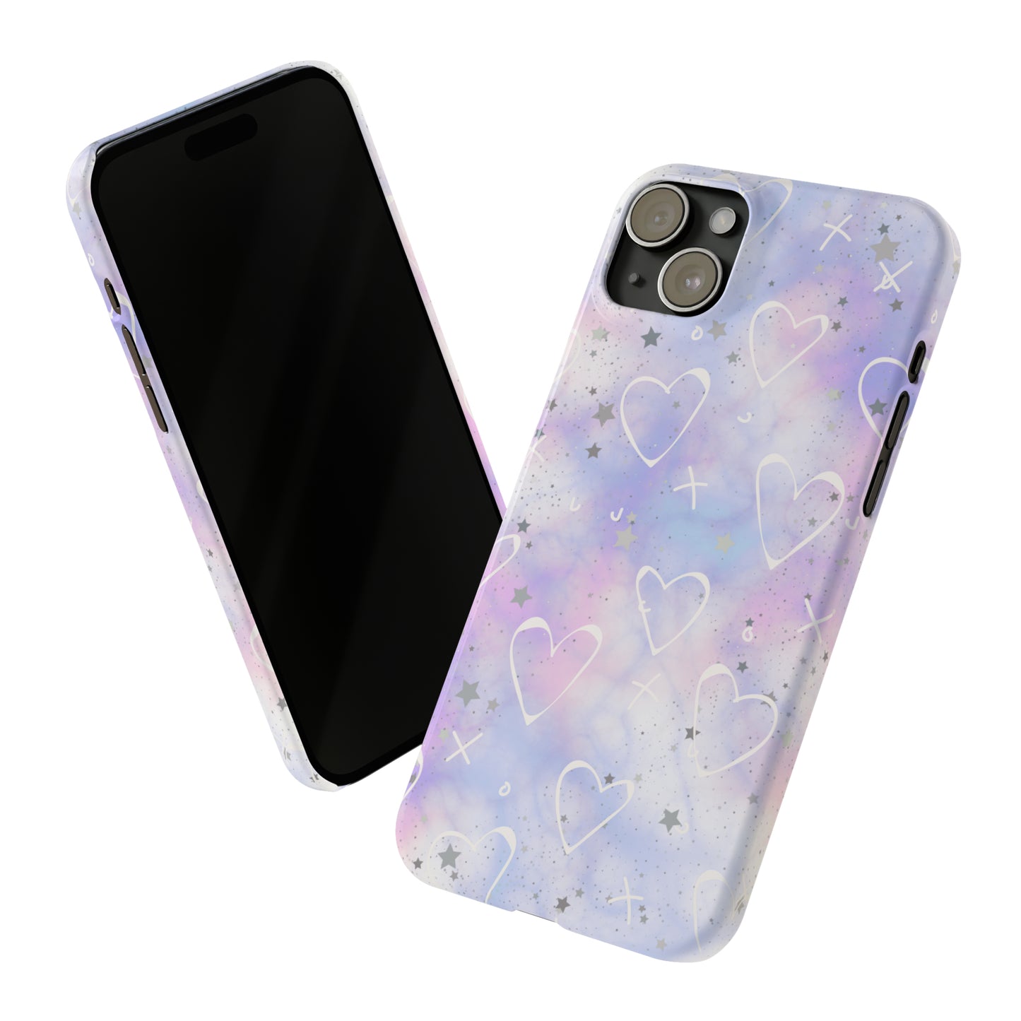 Durable iPhone Case - Galaxy Hearts
