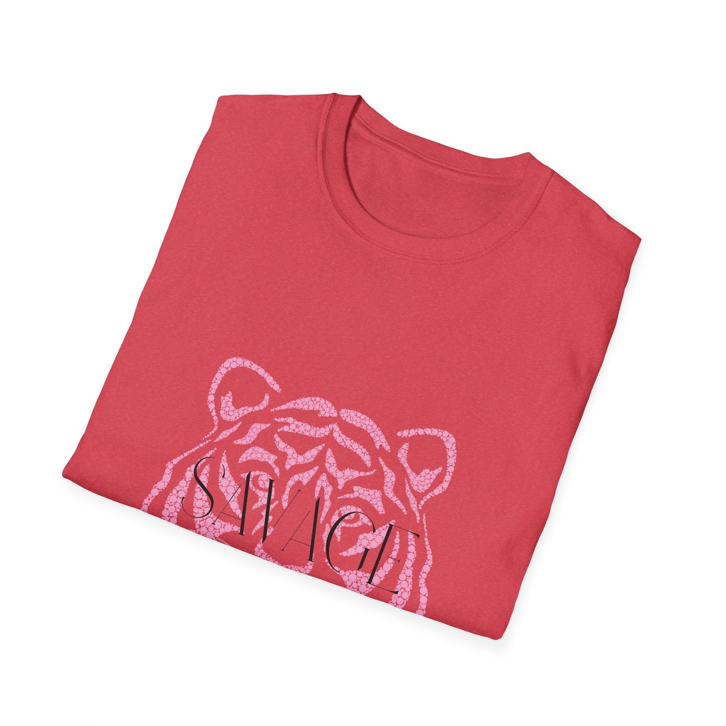 Savage Tiger Graphic Tee | Bold Trendsetter Softstyle T-Shirt