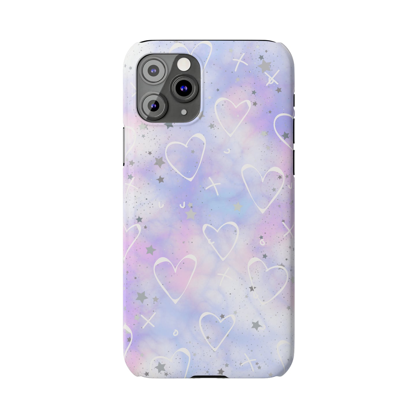 Durable iPhone Case - Galaxy Hearts