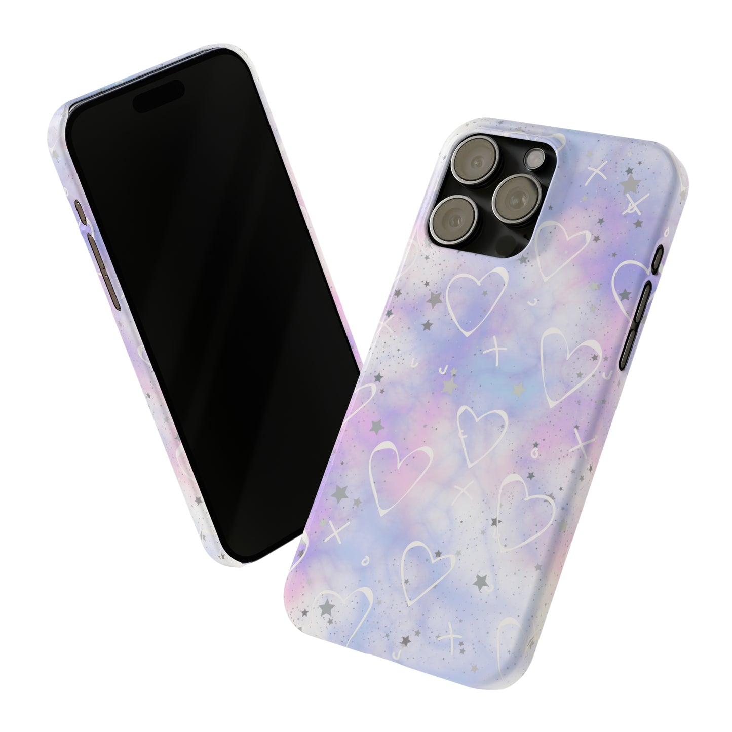 Durable iPhone Case - Galaxy Hearts