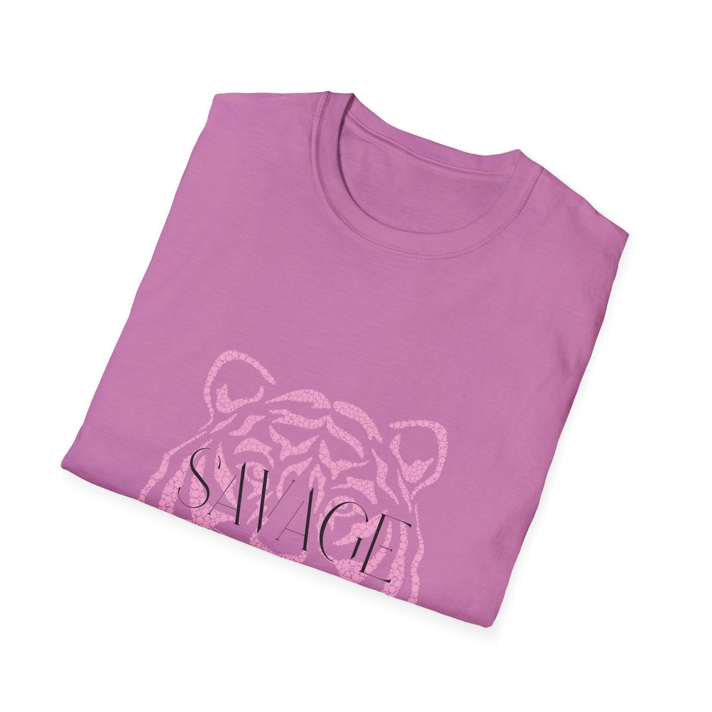 Savage Tiger Graphic Tee | Bold Trendsetter Softstyle T-Shirt