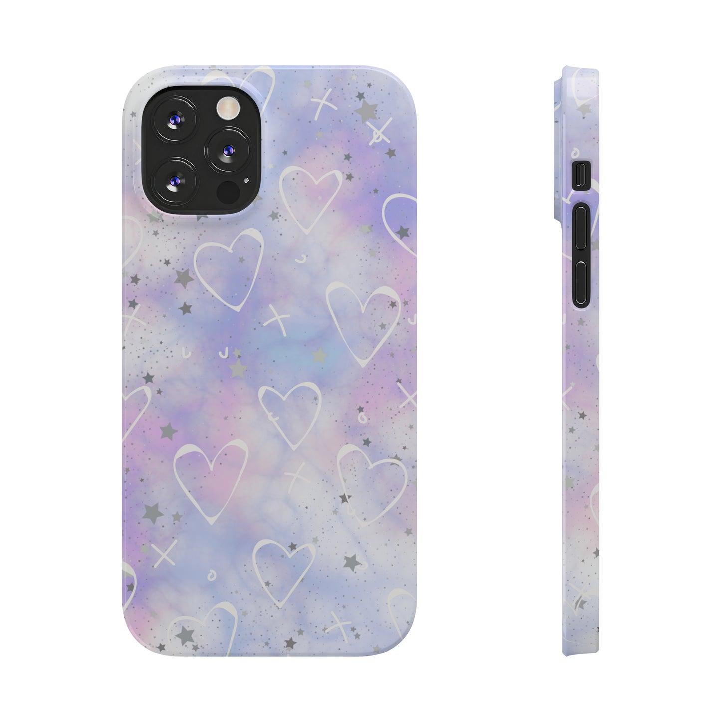 Durable iPhone Case - Galaxy Hearts