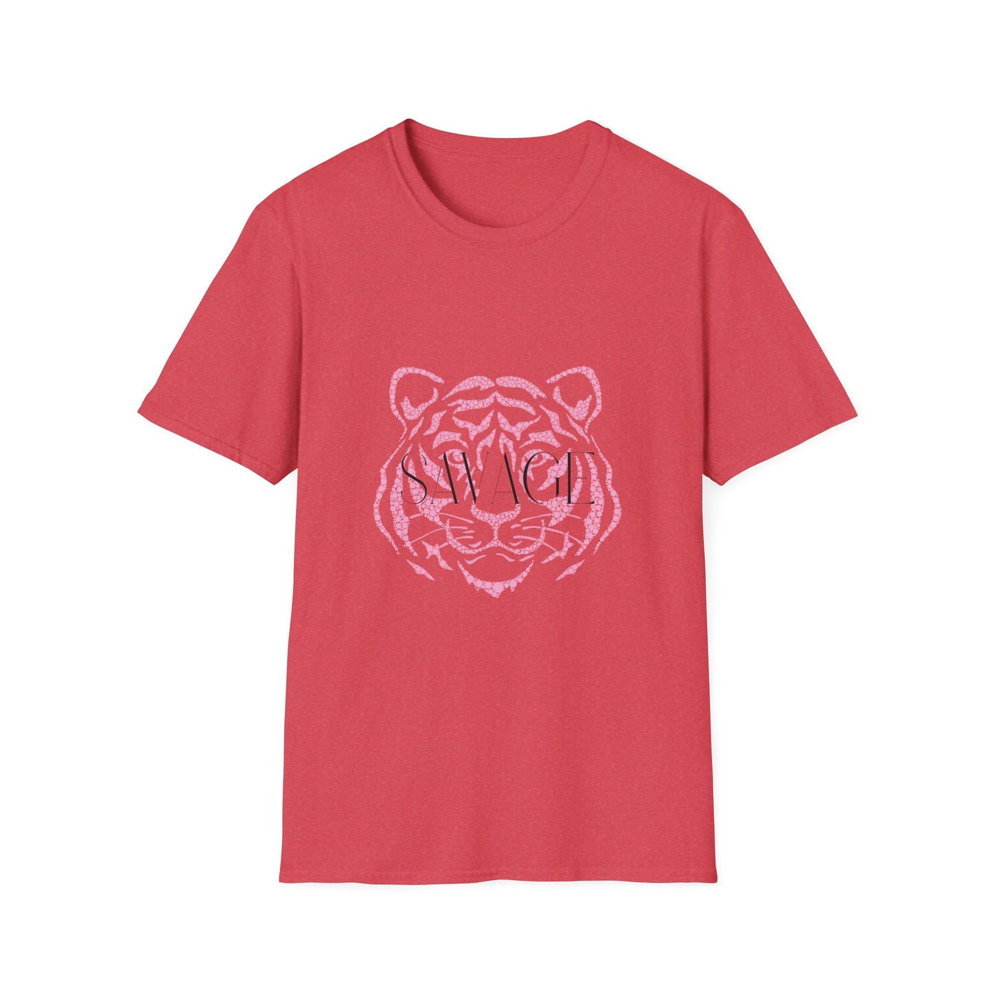 Savage Tiger Graphic Tee | Bold Trendsetter Softstyle T-Shirt