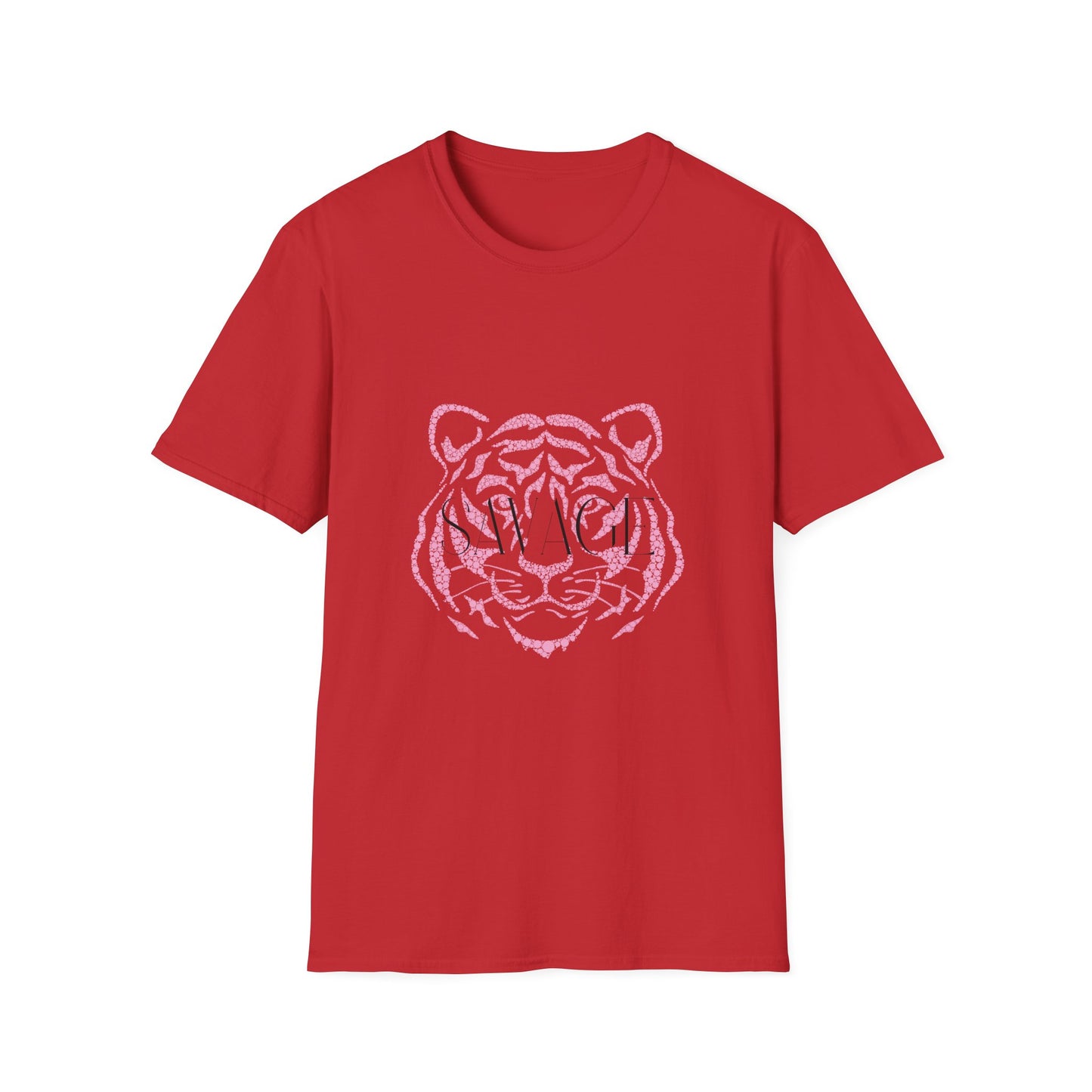 Savage Tiger Graphic Tee | Bold Trendsetter Softstyle T-Shirt