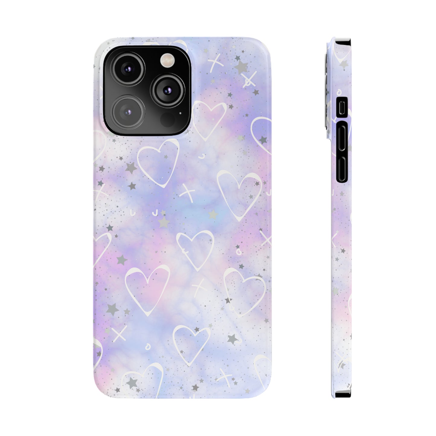 Durable iPhone Case - Galaxy Hearts