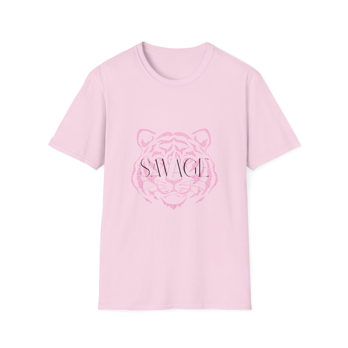 Savage Tiger Graphic Tee | Bold Trendsetter Softstyle T-Shirt