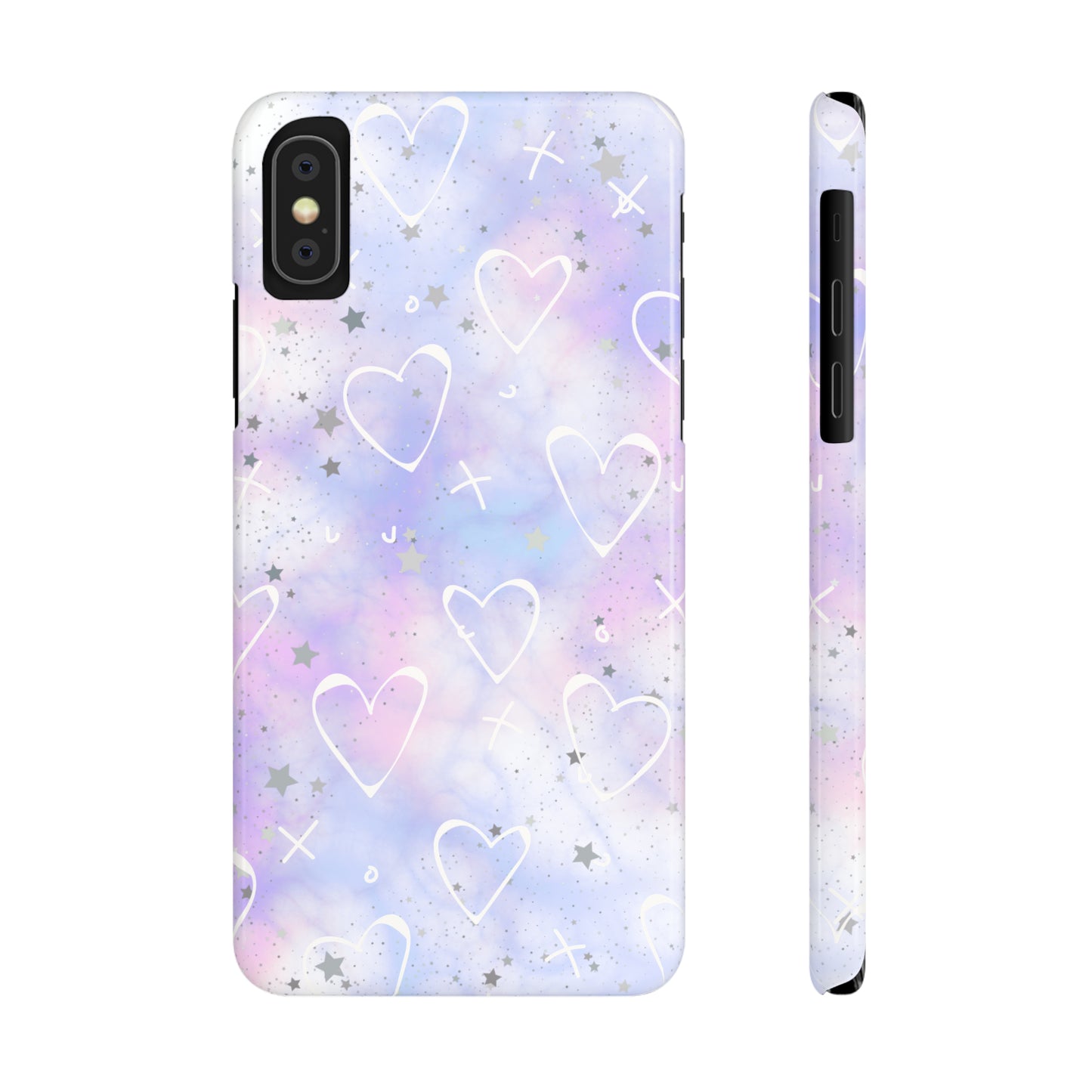 Durable iPhone Case - Galaxy Hearts