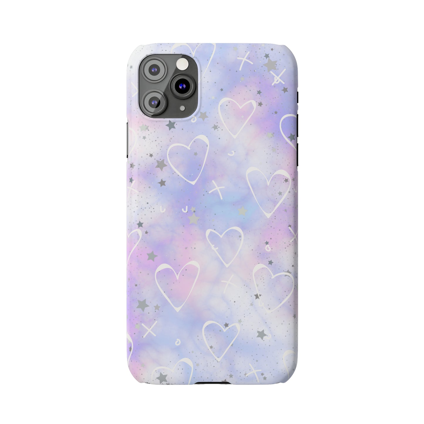 Durable iPhone Case - Galaxy Hearts