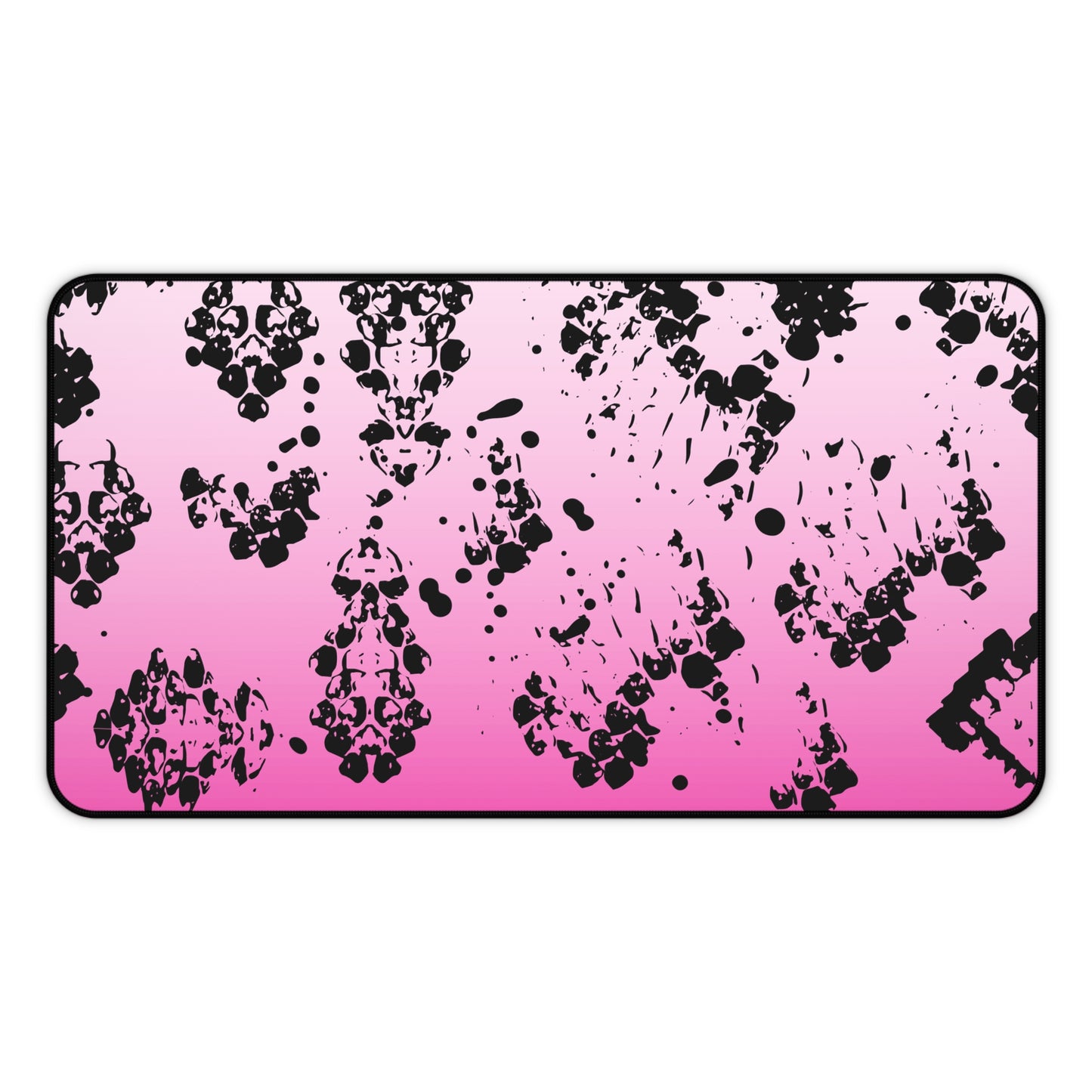 Pink Snakeskin Ombre Print Desk Mat - Stylish Chic Office Decor