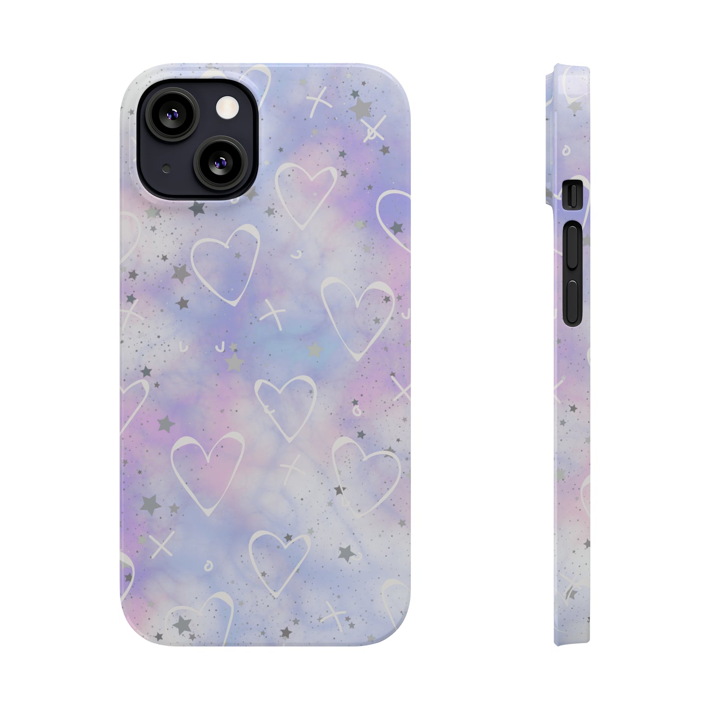 Durable iPhone Case - Galaxy Hearts