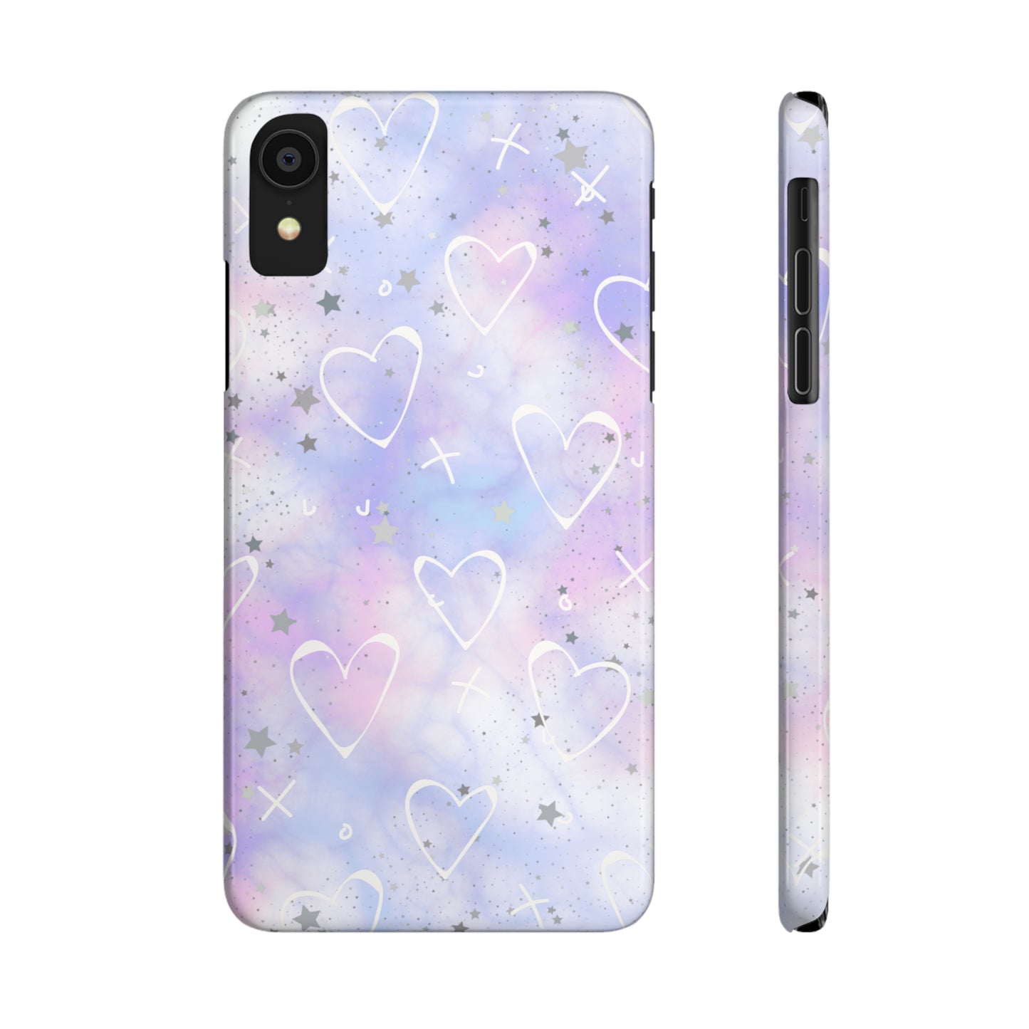 Durable iPhone Case - Galaxy Hearts