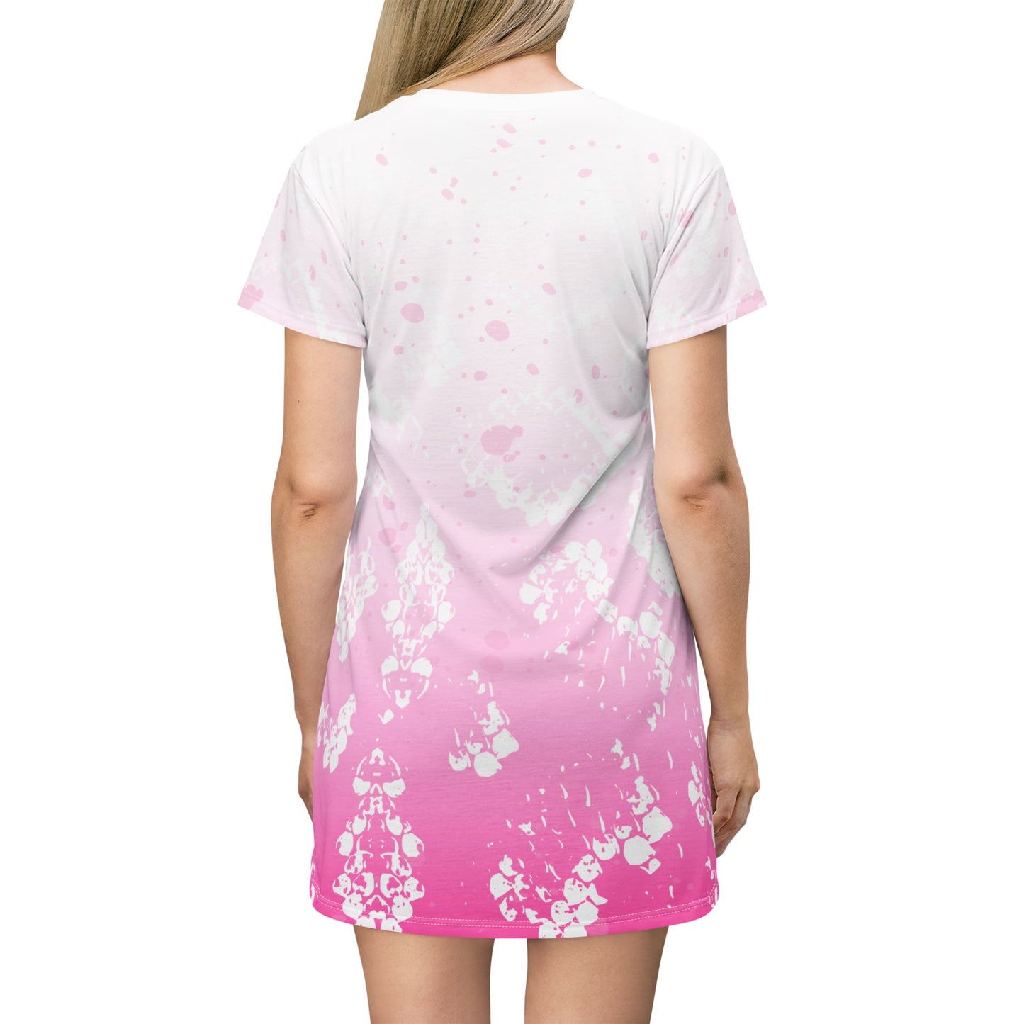 Snakeskin T-Shirt Dress - Women's Comfortable Chic Lounge Summer Wear - Women's Fashion Apparel