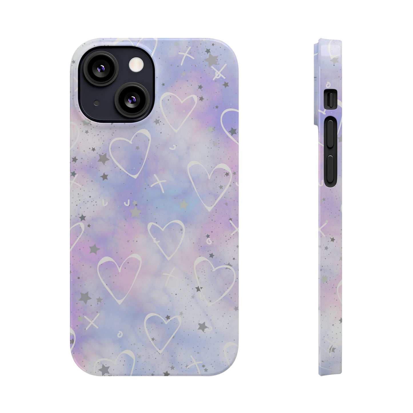 Durable iPhone Case - Galaxy Hearts