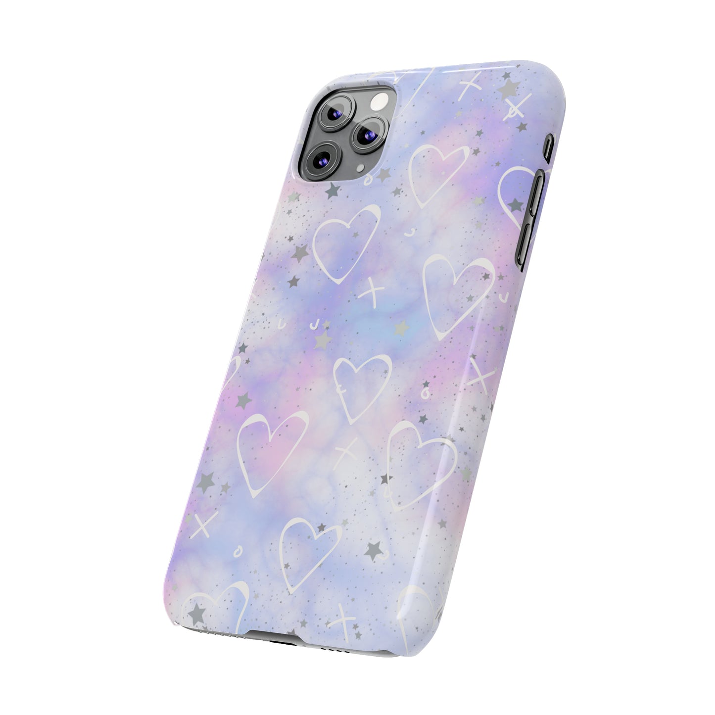 Durable iPhone Case - Galaxy Hearts