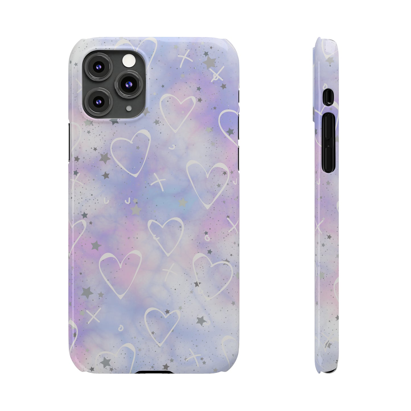 Durable iPhone Case - Galaxy Hearts