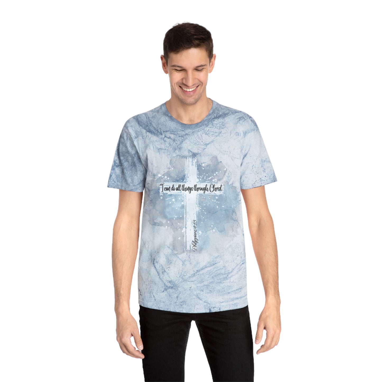 Philippians 4:13 - Unisex Color Blast T-Shirt