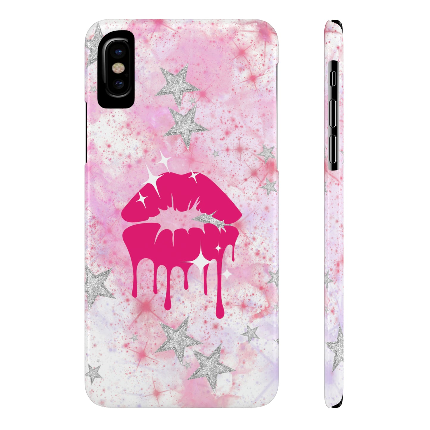 Durable iPhone & Andoird Protective Phone Case - Womens' Lips Slim Case