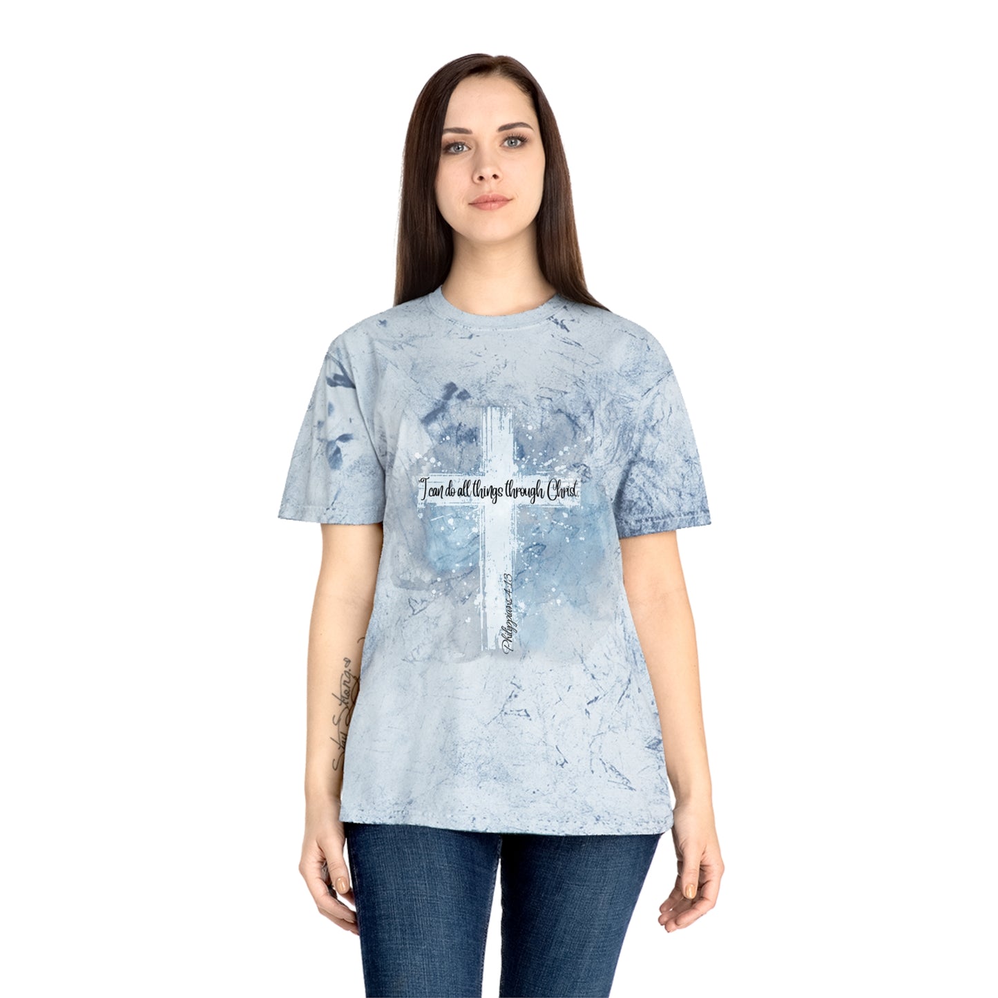 Philippians 4:13 - Unisex Color Blast T-Shirt