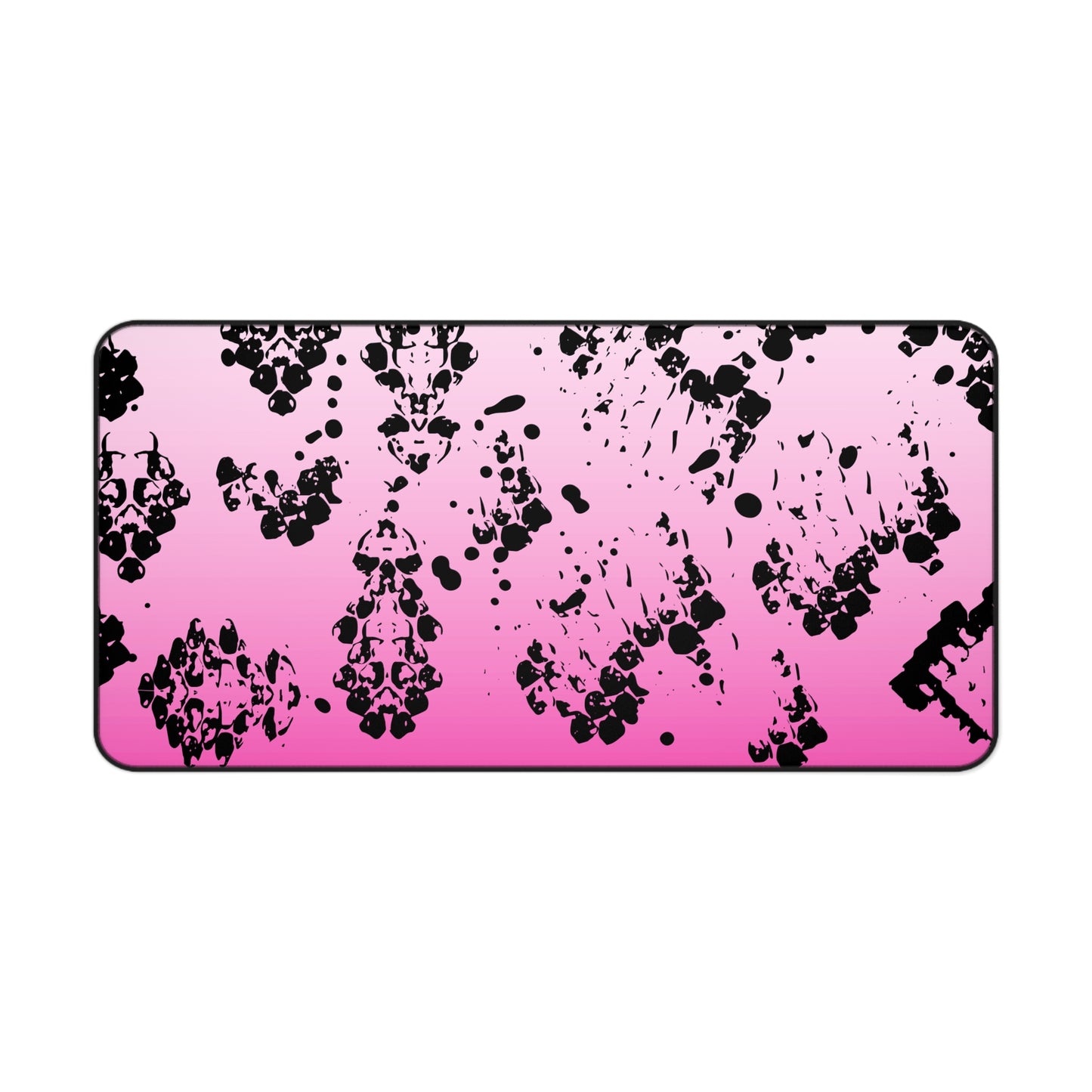 Pink Snakeskin Ombre Print Desk Mat - Stylish Chic Office Decor