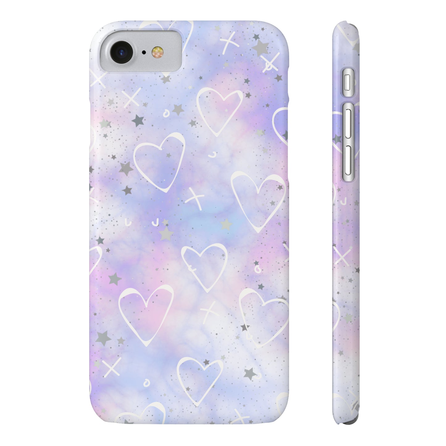 Durable iPhone Case - Galaxy Hearts