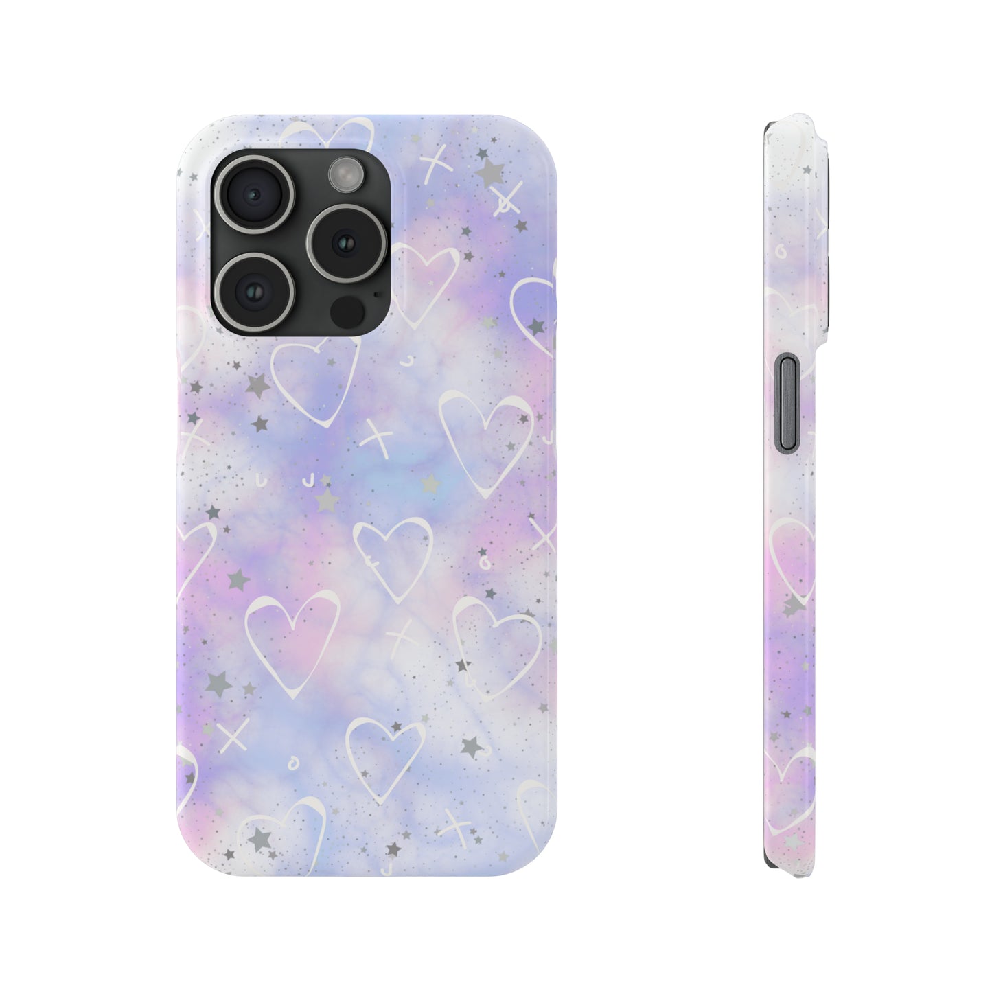Durable iPhone Case - Galaxy Hearts