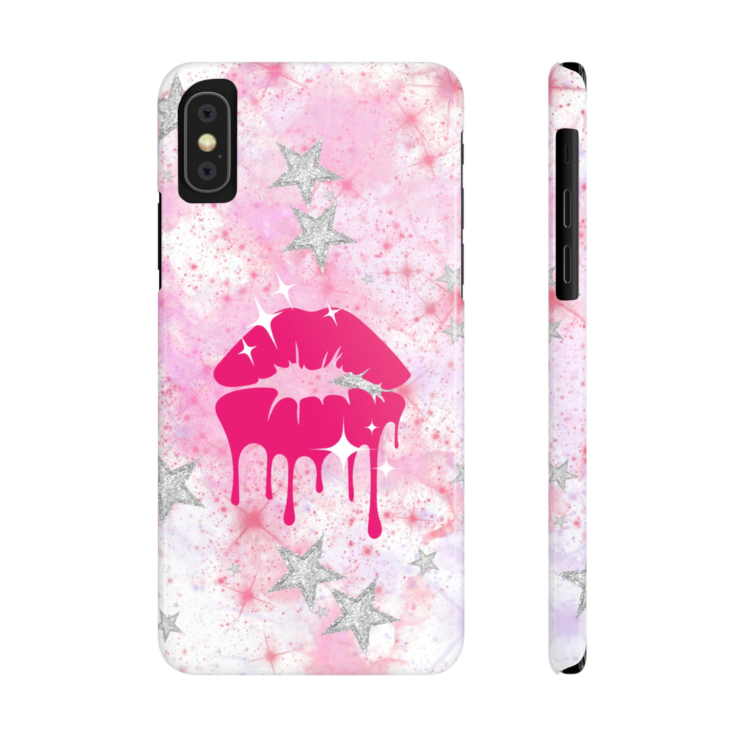 Durable iPhone & Andoird Protective Phone Case - Womens' Lips Slim Case
