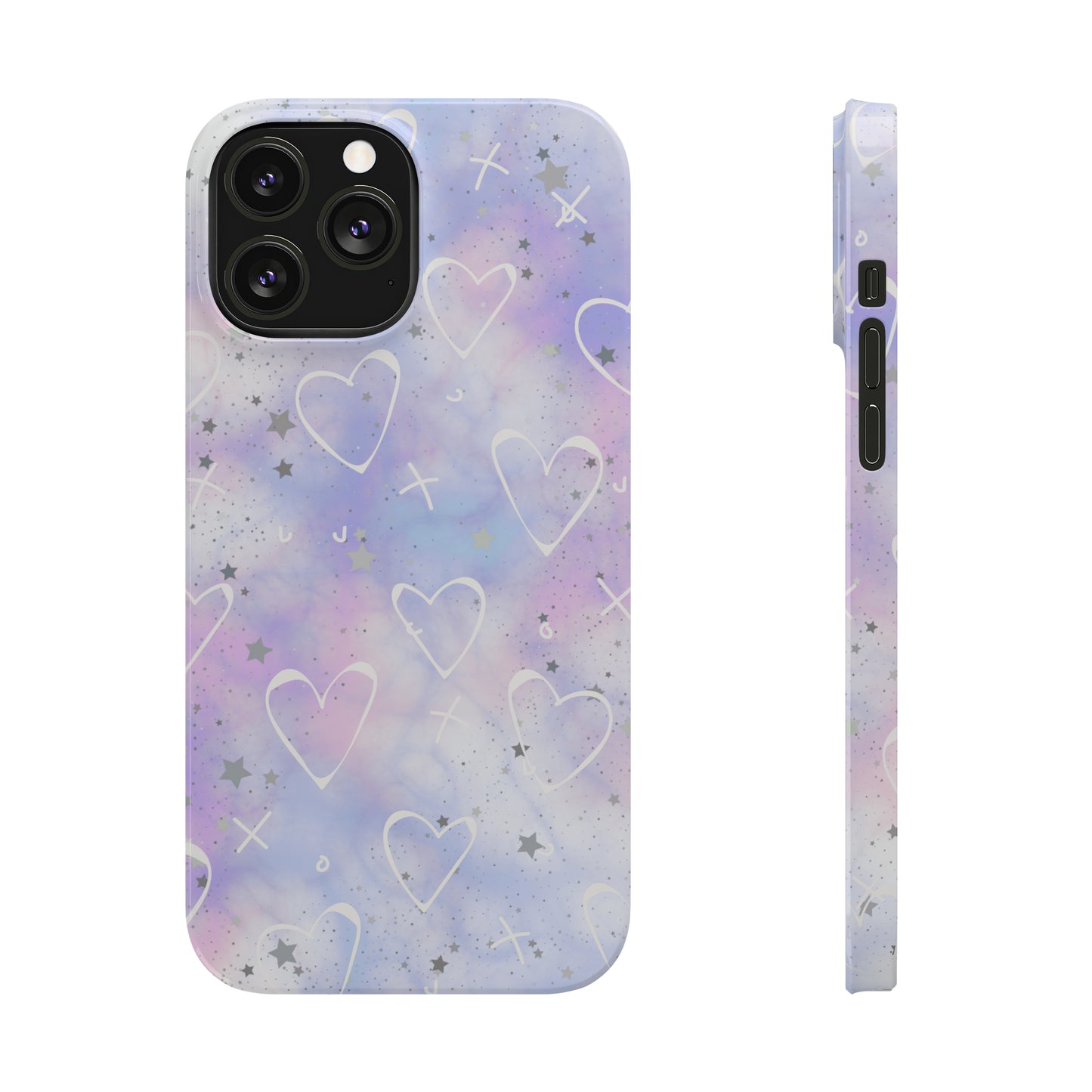 Durable iPhone Case - Galaxy Hearts