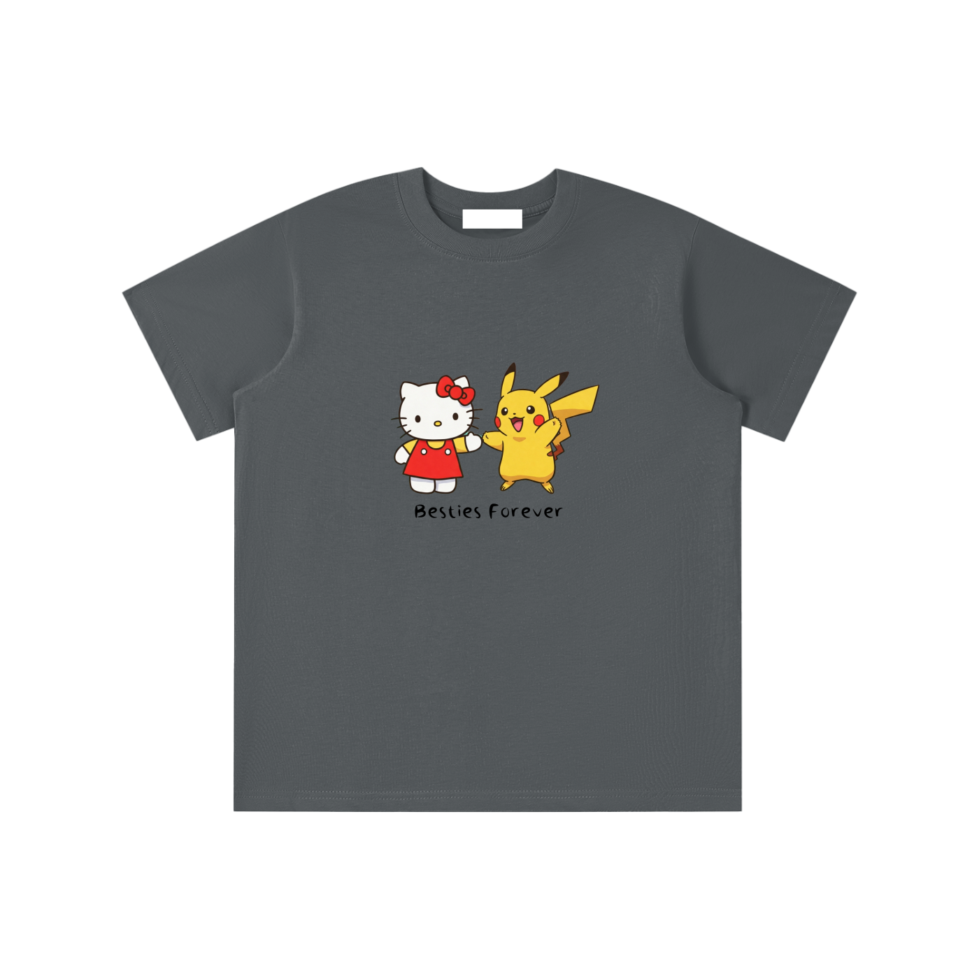 Anime ,Pikachu,Hello Kitty,Essentials T-Shirt,Loose Fit,Moderate Fit,Unisex,Christmas Season,Holiday Season,Daily Casual