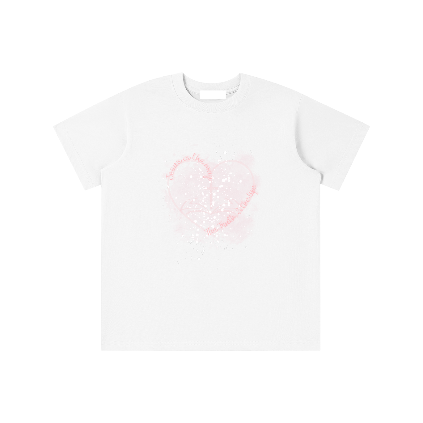 Children's Apparel,Faith Based Apparel,Essential Cotton T-Shirt,Pure Cotton,Loose Fit,Moderate Thicknes,Girls Apparel,Daily Casual,Outdoor,Back to School