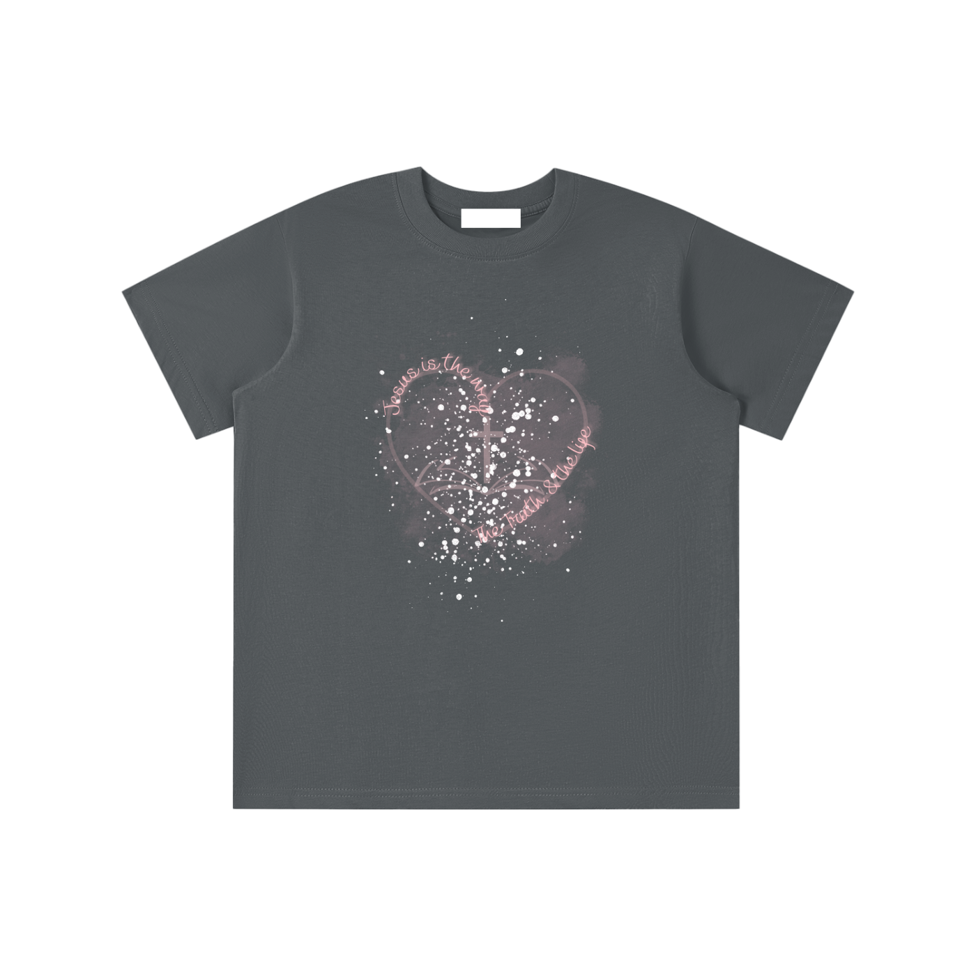 Children's Apparel,Faith Based Apparel,Essential Cotton T-Shirt,Pure Cotton,Loose Fit,Moderate Thicknes,Girls Apparel,Daily Casual,Outdoor,Back to School