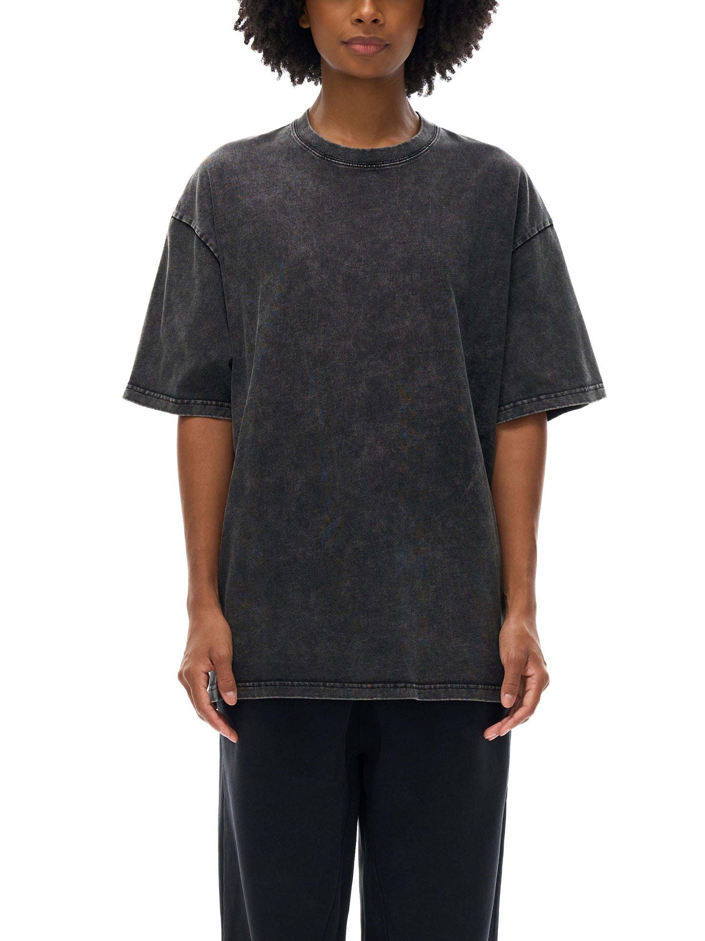 Oversized T-Shirt,Faith Based Apparel,Unisex,John 14:6,100% Cotton,Comfortable Fit,Loose Fit,Moderate Thickness,Snow Washed,Casual