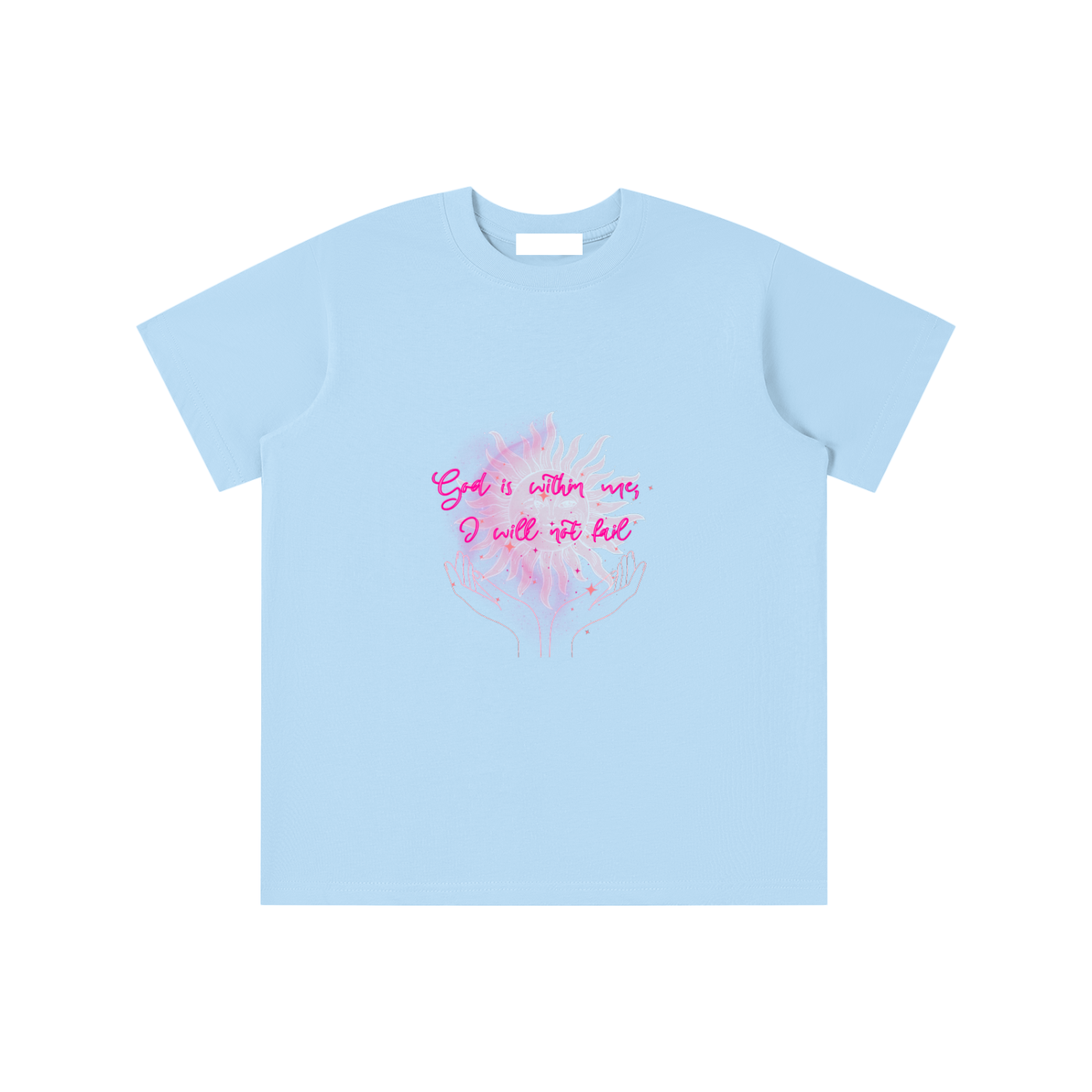 Christmas ,Holiday Season,Girls Essential T-Shirt,Faith Based Apparel,Graphic T-Shirt,Daily Casual,Essentials T-Shirt,Basics,Pure Cotton,Loose Fit