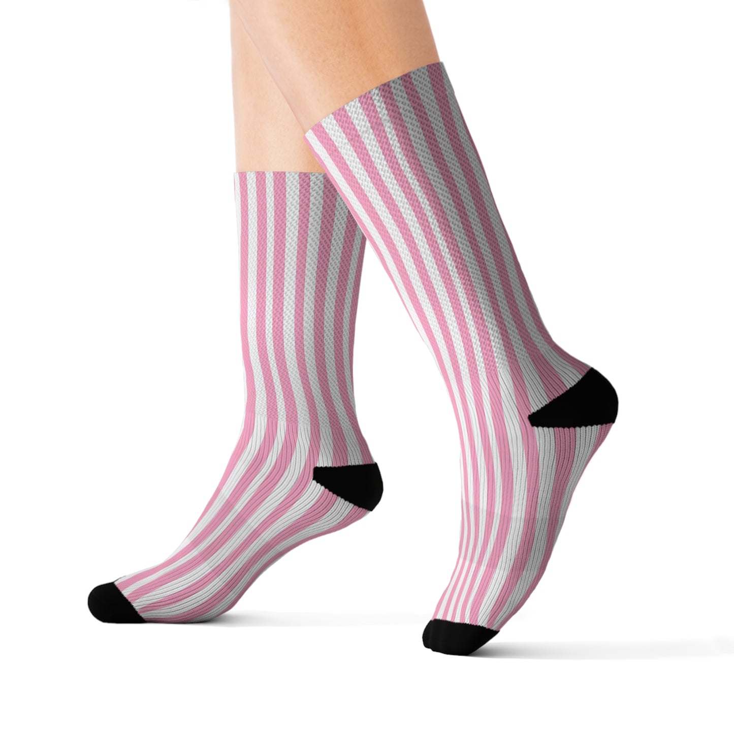 Pink Stripe Socks