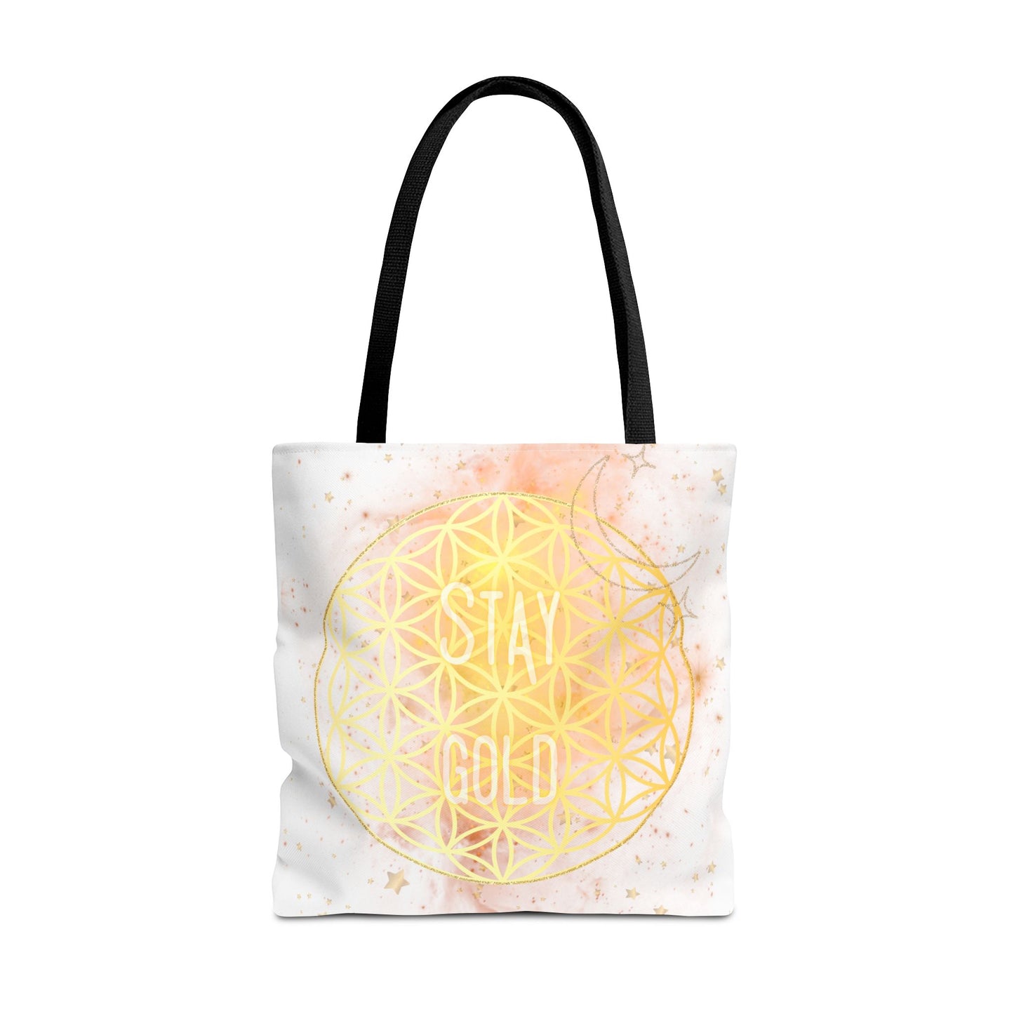 Stay Gold - Flower of Life Tote Bag