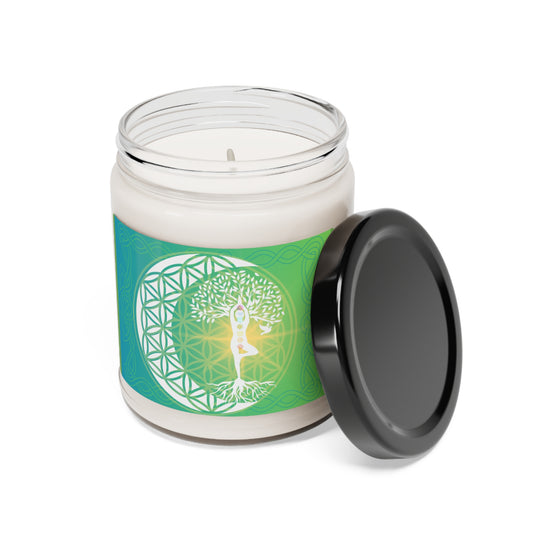 Soy Wax Aromatic Candle - Flower of Life - Gaia Collective