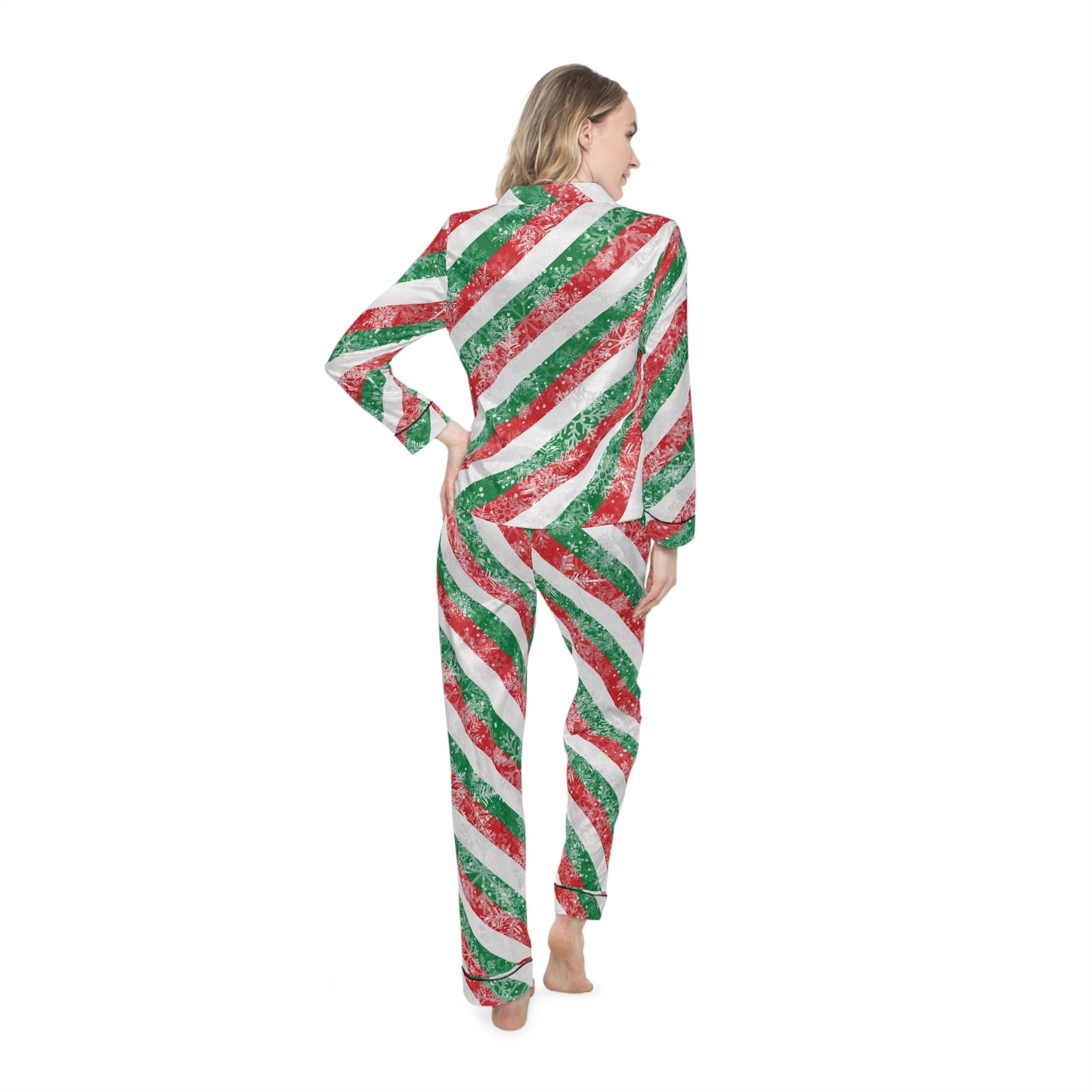 Women's Satin Pajamas - Believe in the Magic - Christmas Pajamas