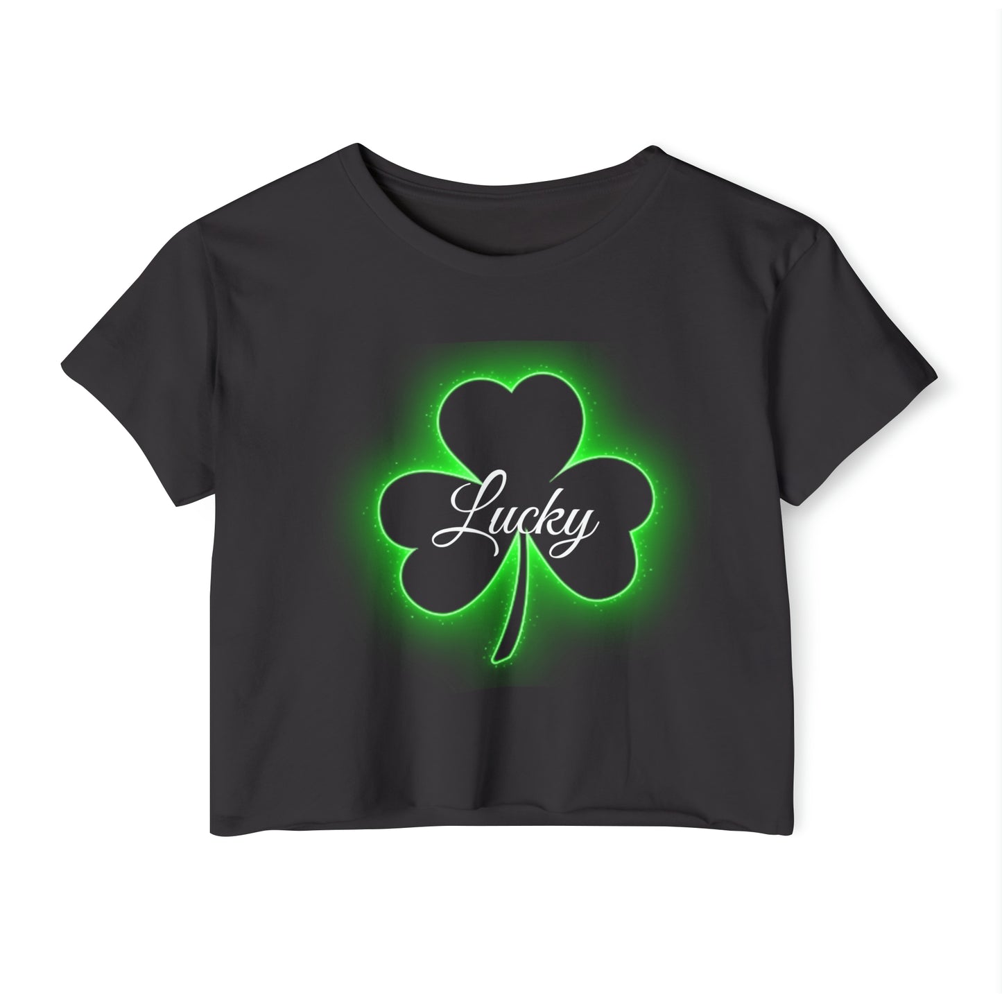 Lucky Saint Patrick's Day Crop Tee