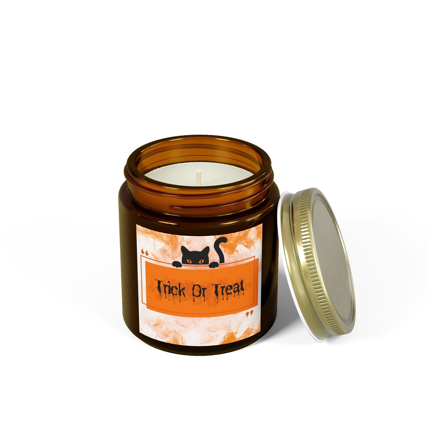 Trick Or Treat - Scented Halloween Candle - Coconut Apricot Wax - Halloween Collective