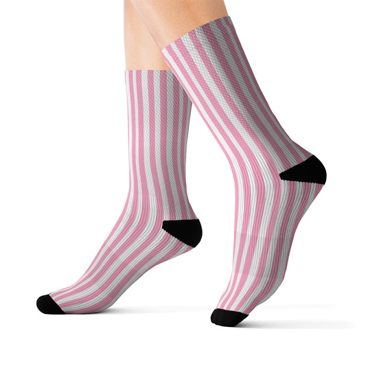 Pink Stripe Socks