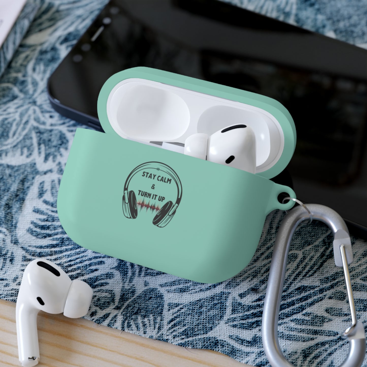 Stay Calm and Turn it Up AirPods and AirPods Pro Case Cover