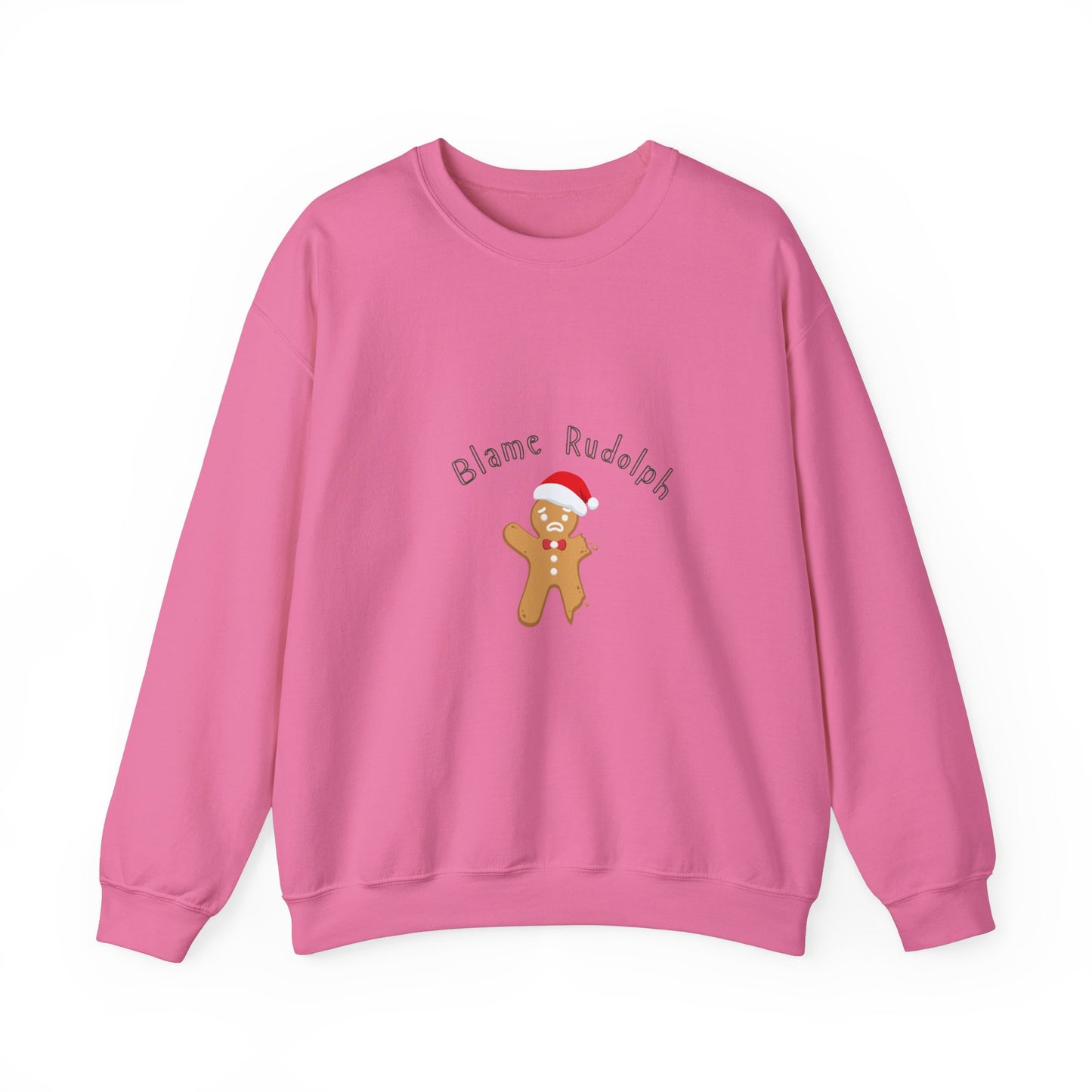 Christmas Sweater - Blame Rodolph - Women's Crewneck Sweatshirt