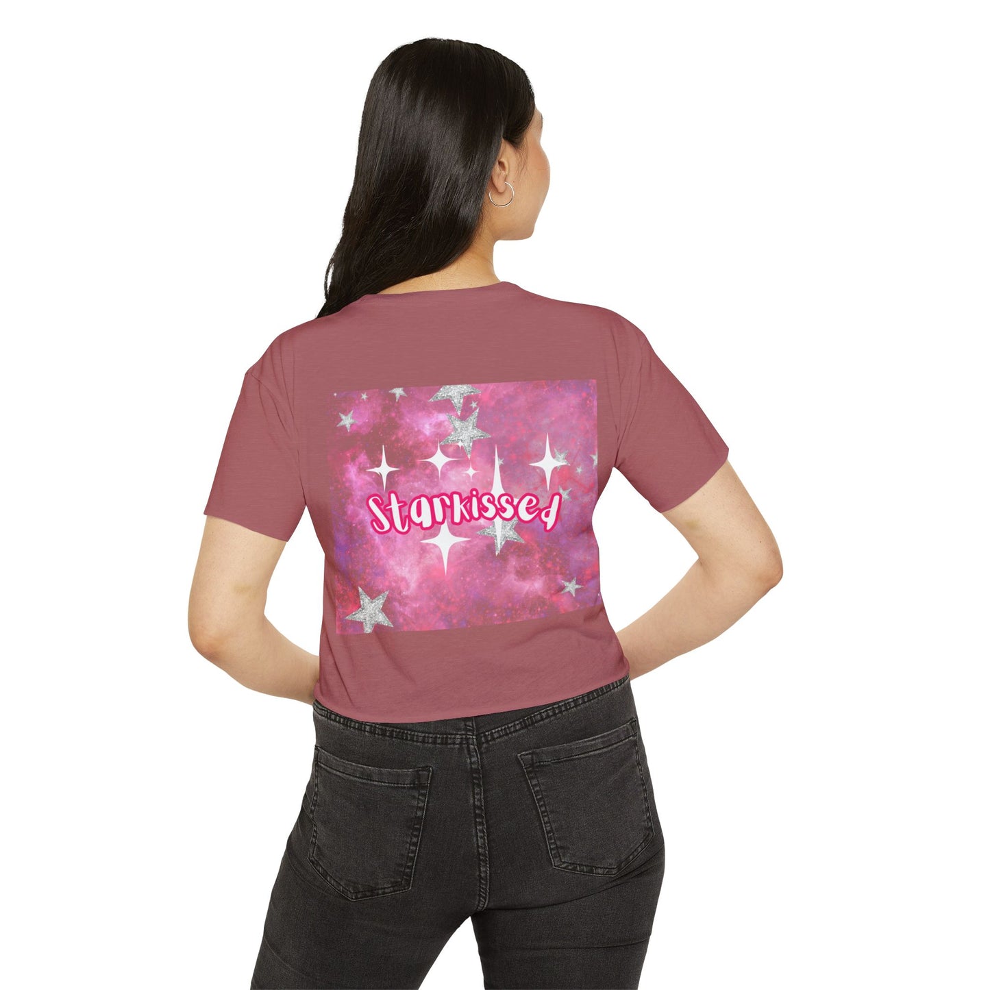 Starkissed Lips Woman's Festival Crop Top